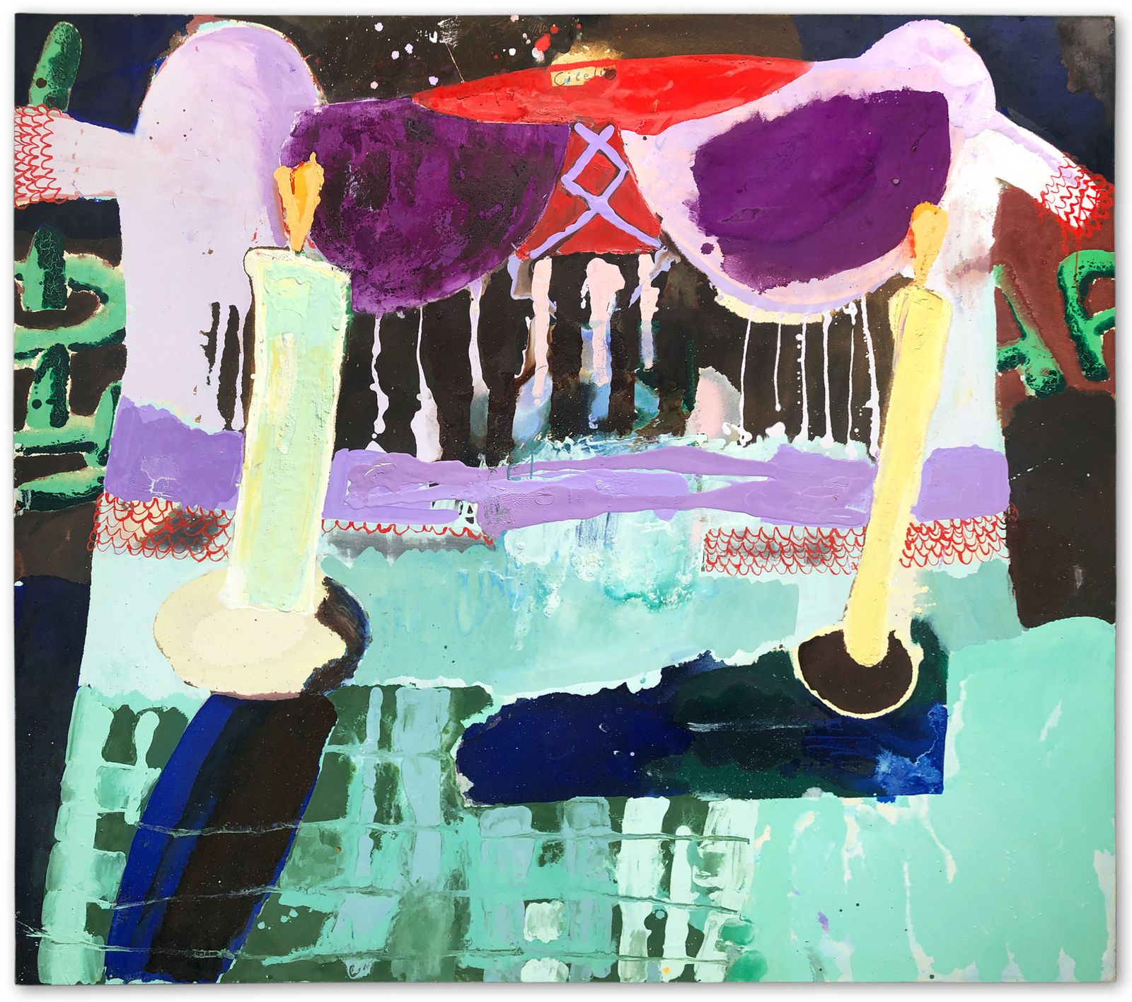 Knockout Large Contemporary Painting, Liz Arnold,