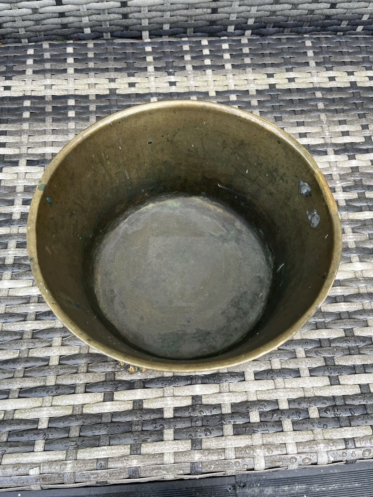 photo furniture Quality Antique Bronze Brass Lions Foot Planter Plant Pot Jardiniere Cachepot