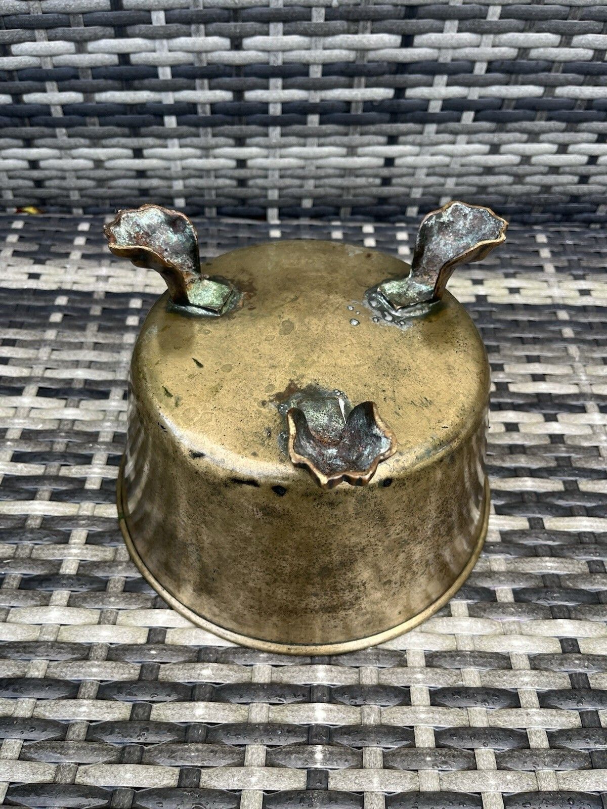 photo for sale Quality Antique Bronze Brass Lions Foot Planter Plant Pot Jardiniere Cachepot