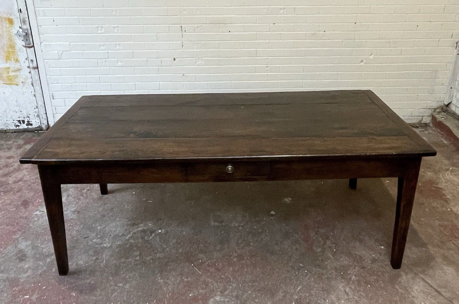 An Absolutely Sensational Late 18th Century Oak French Table. photo vinterior