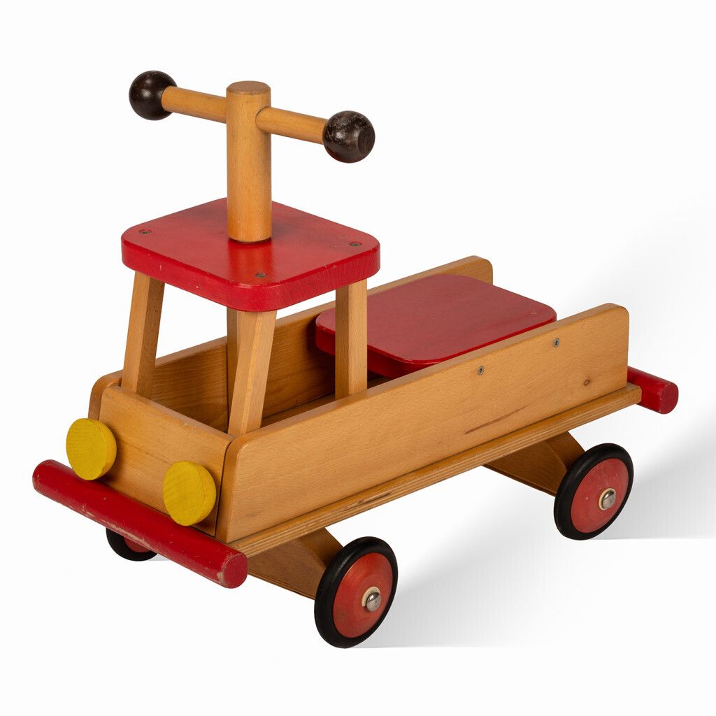 Wooden Car, 1970s, Vintage photo furniture