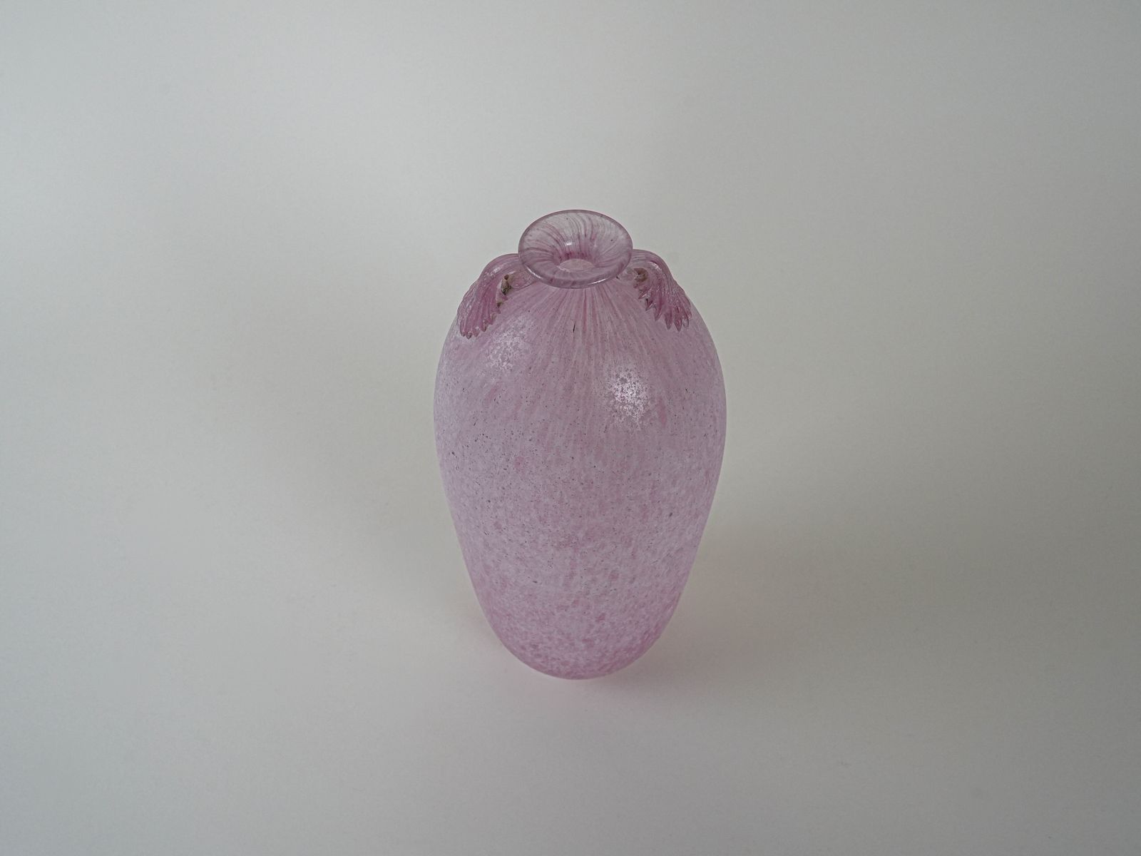 Glass Vase, Murano Glass, Italian Design, 1970s, Made In Italy photo vinterior