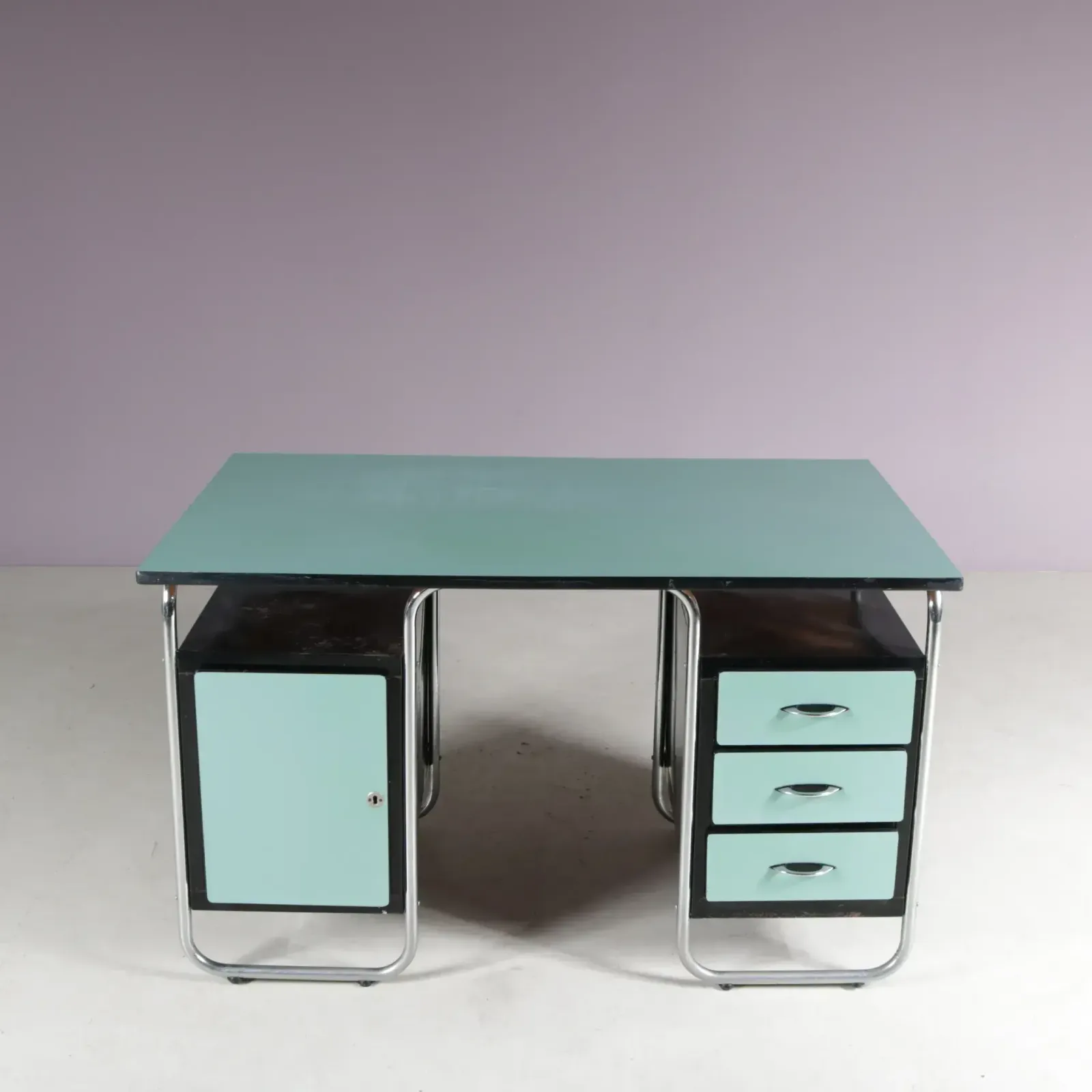 1950s Bauhaus Style Desk By Torck, Belgium photo vinterior