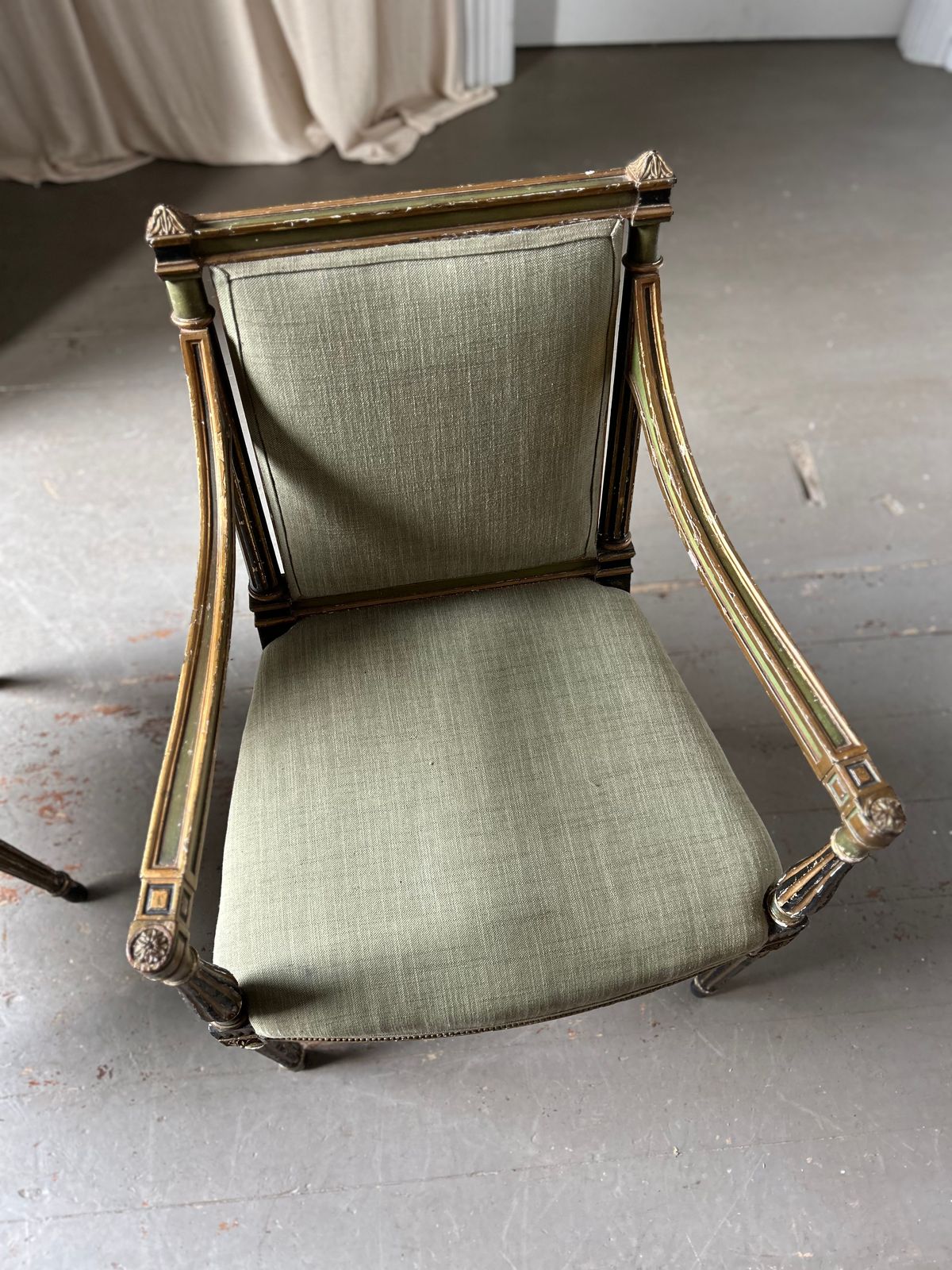 Pair Of 19th Century Chairs By Wright And Mansfield In The Robert Adam Manner photo furniture