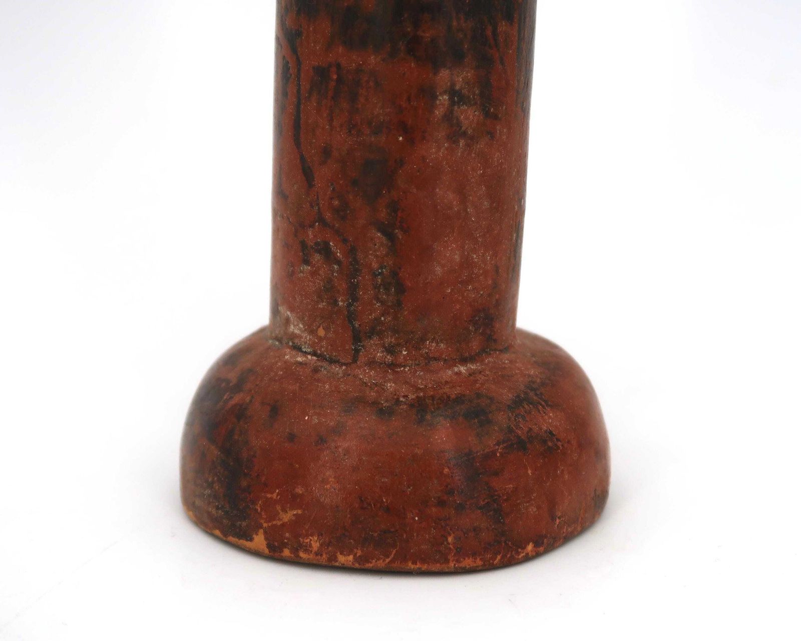 Large Wooden African Ashanti Akuaba Doll Statue, Fertility Goddess From Ghana 1980s / Africa, Totem, Wood, Art, Home Decor photo vinterior