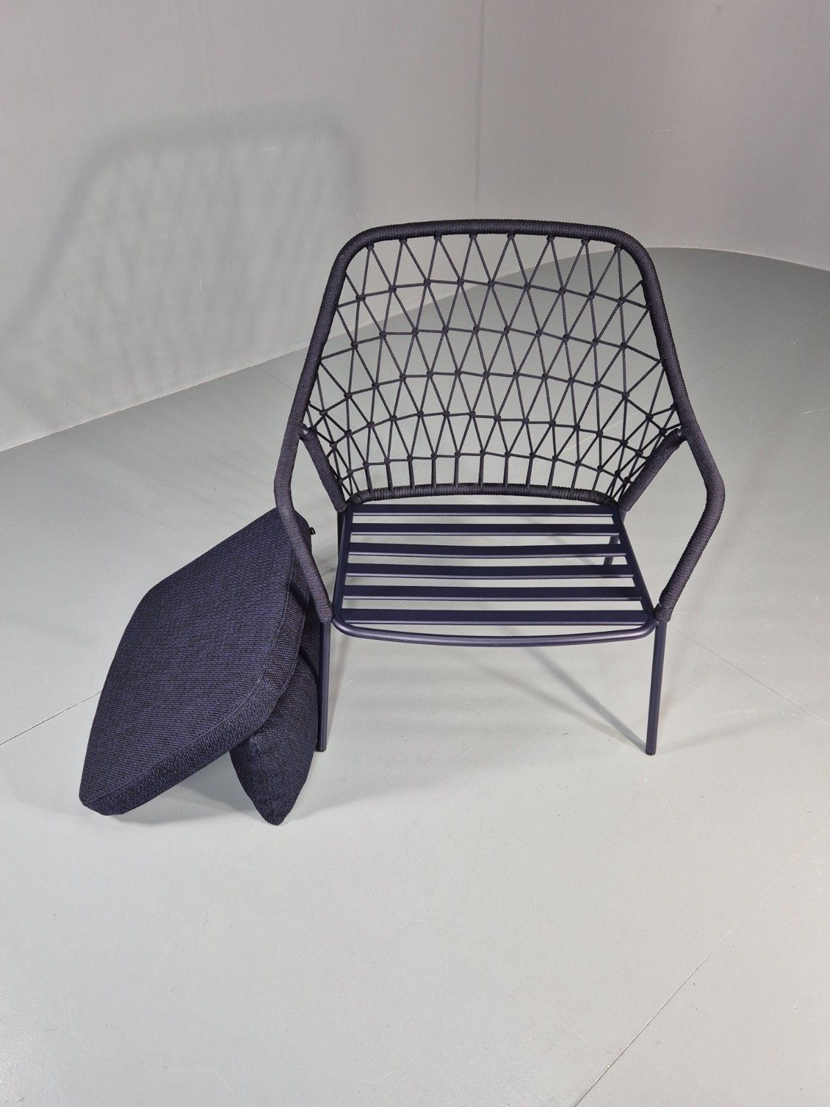 Pedrali 3679 Panarea Modern Design Chair In Blue Eb11428 Mnor photo vintage