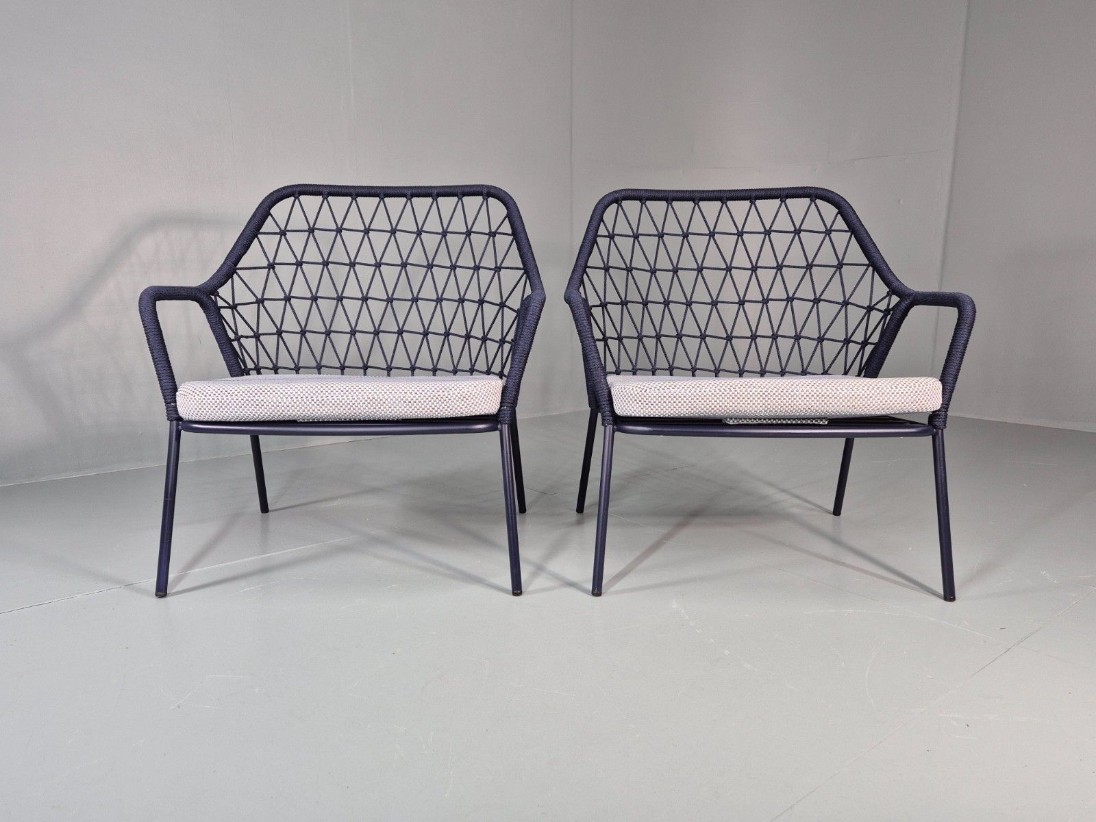 2 Pedrali Panarea 3679 Chairs Blue And Grey Modern Design Eb11429 Mnor photo 800.0