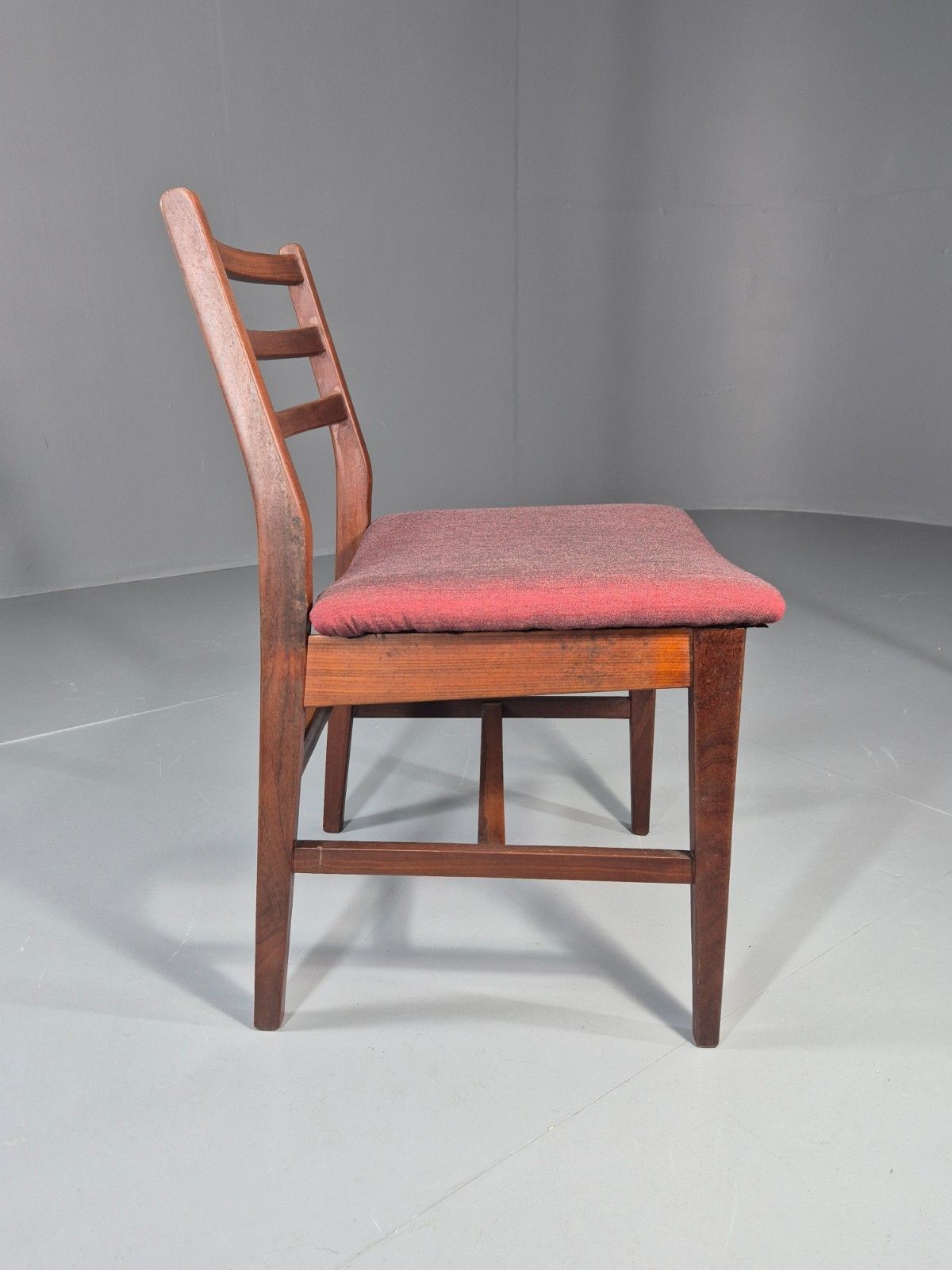 Danish Mid Century Dining Chair In Teak 1970s New Upholstery Retro Eb11525 Mdin photo vinterior