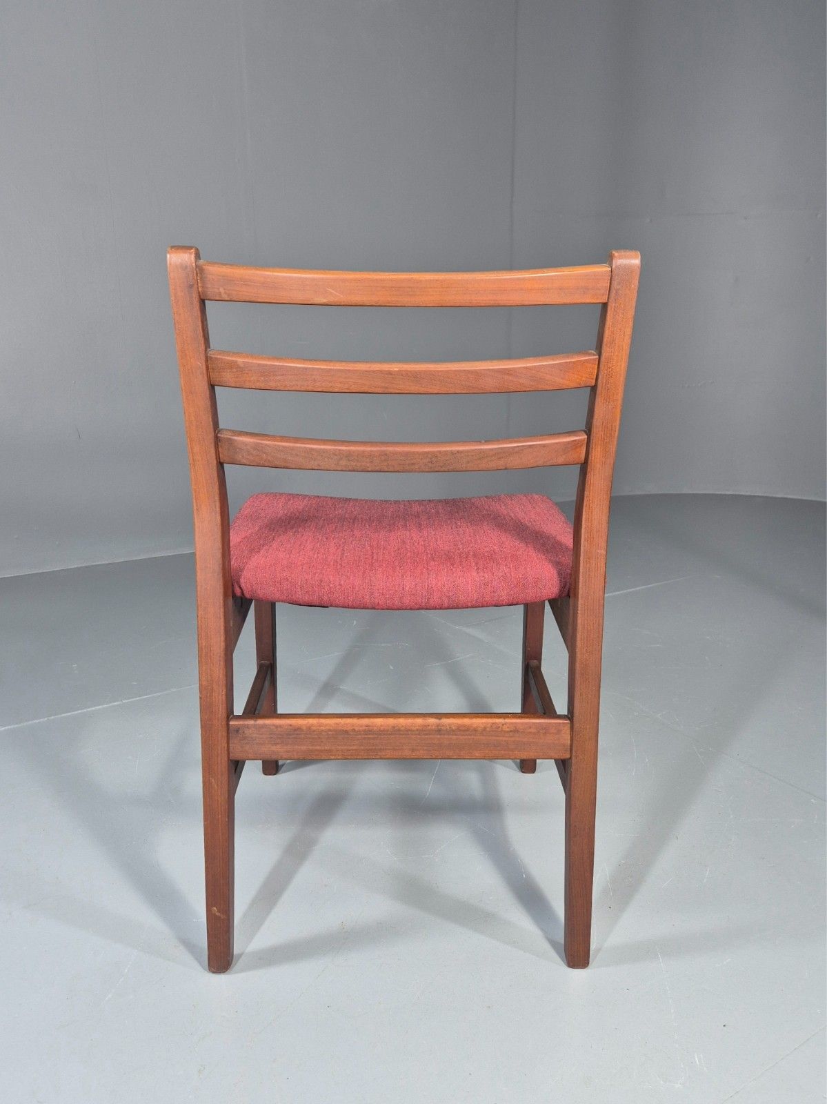 photo for sale Danish Mid Century Dining Chair In Teak 1970s New Upholstery Retro Eb11525 Mdin