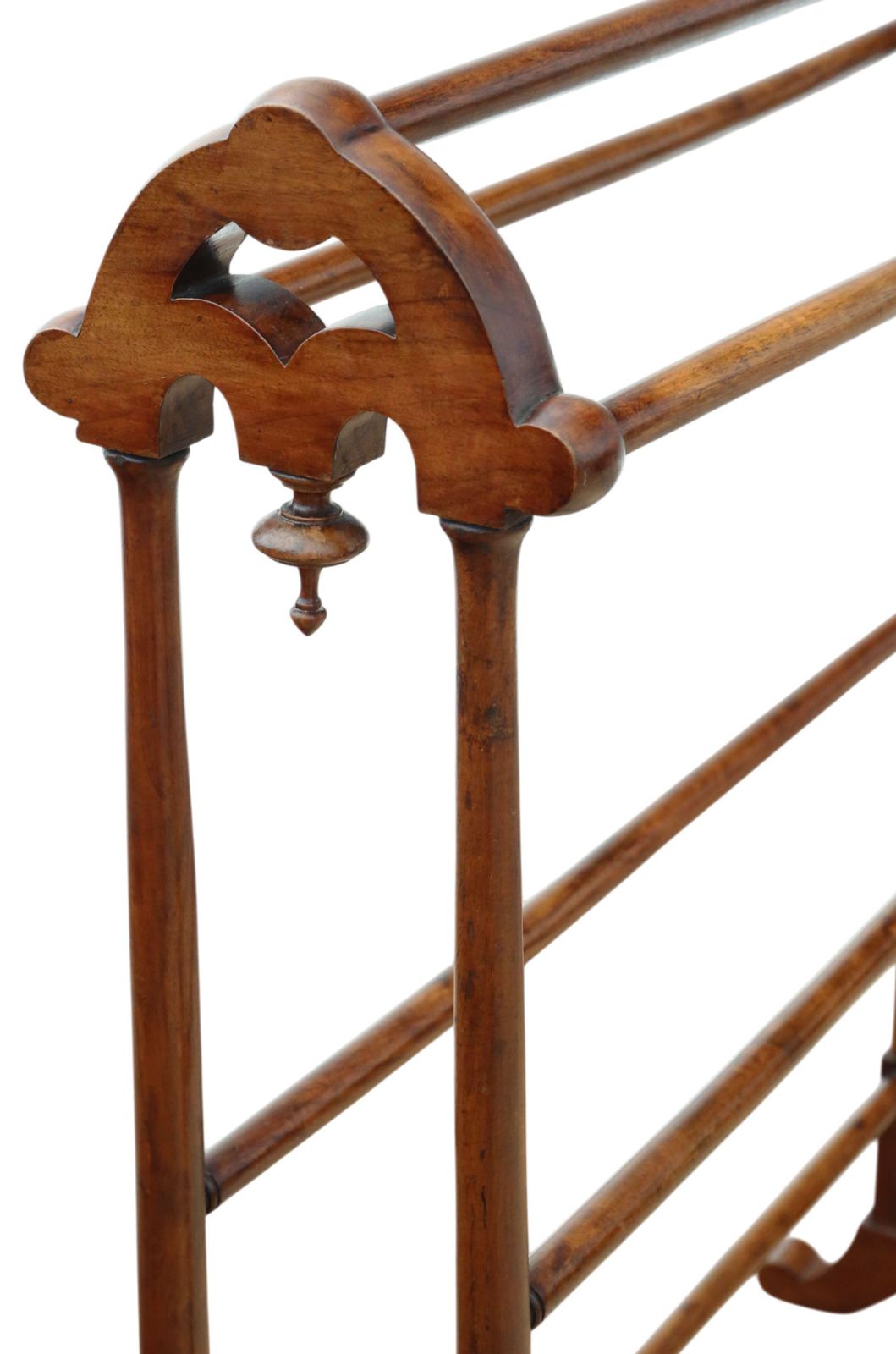 Antique 19th Century Victorian Mahogany Towel Rail Stand – Fine Quality photo 795.0