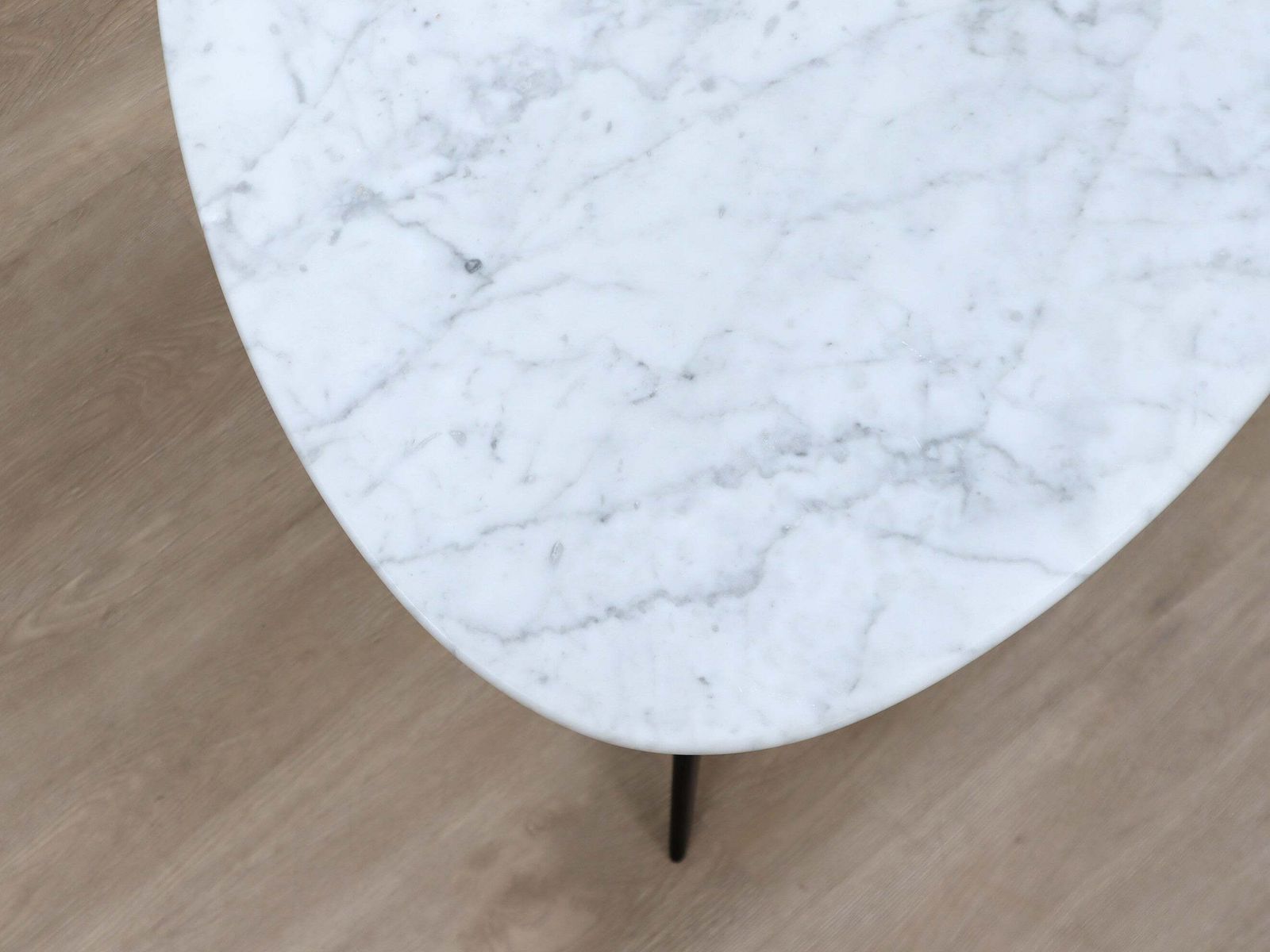 Mid Century Organic Design Tripode Marble Coffee Table 1950s photo Furniture