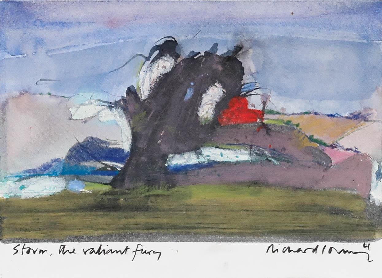 Richard J.S. Young 2021 Mixed Media, Storm, The Valiant Fury photo furniture