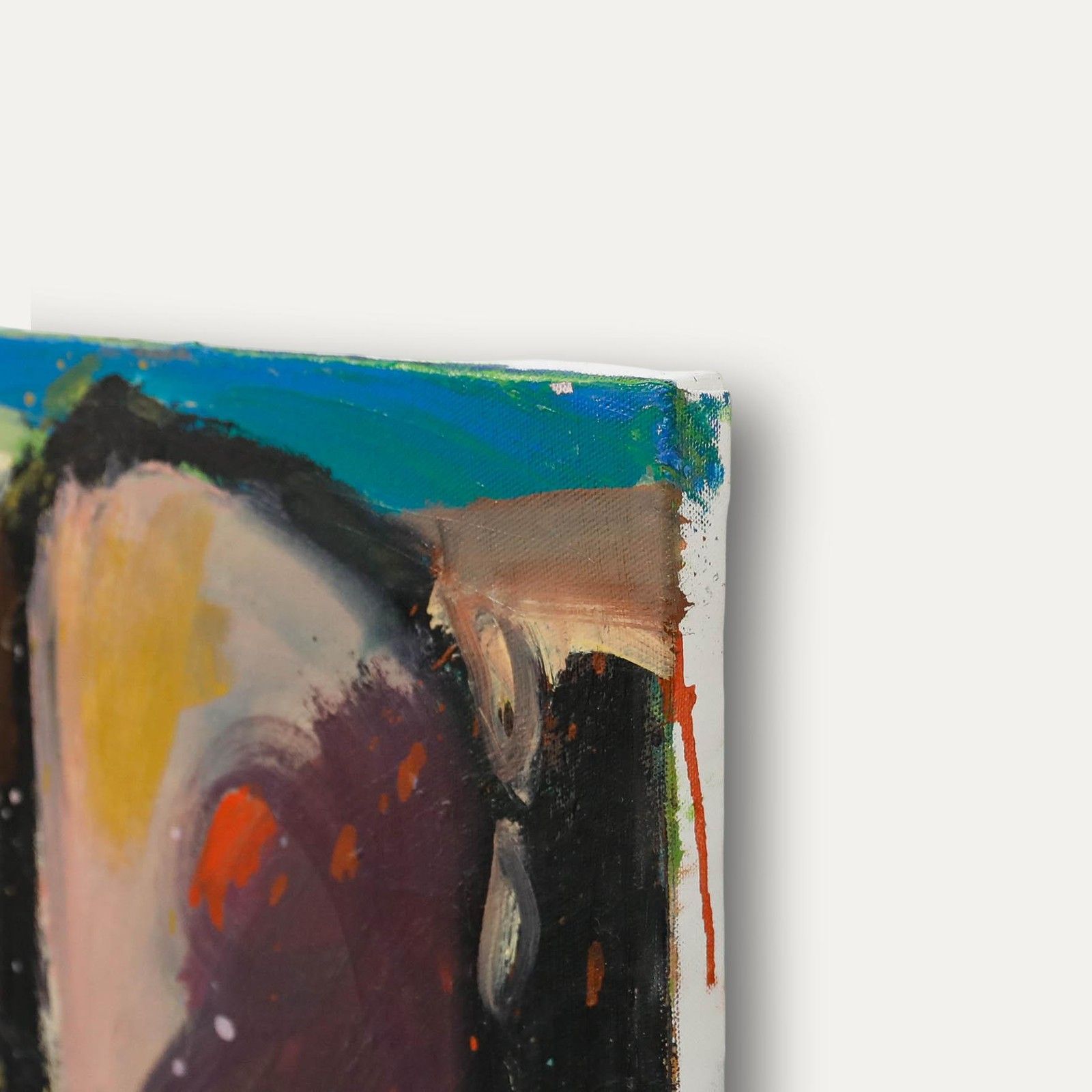 Richard J.S. Young Contemporary Oil, Expletive Abstraction photo 195.0