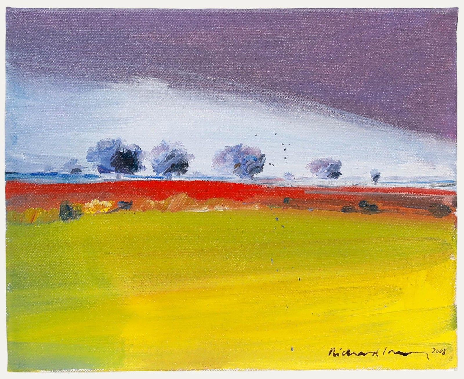 Richard J.S. Young 2008 Oil, Indian Landscape