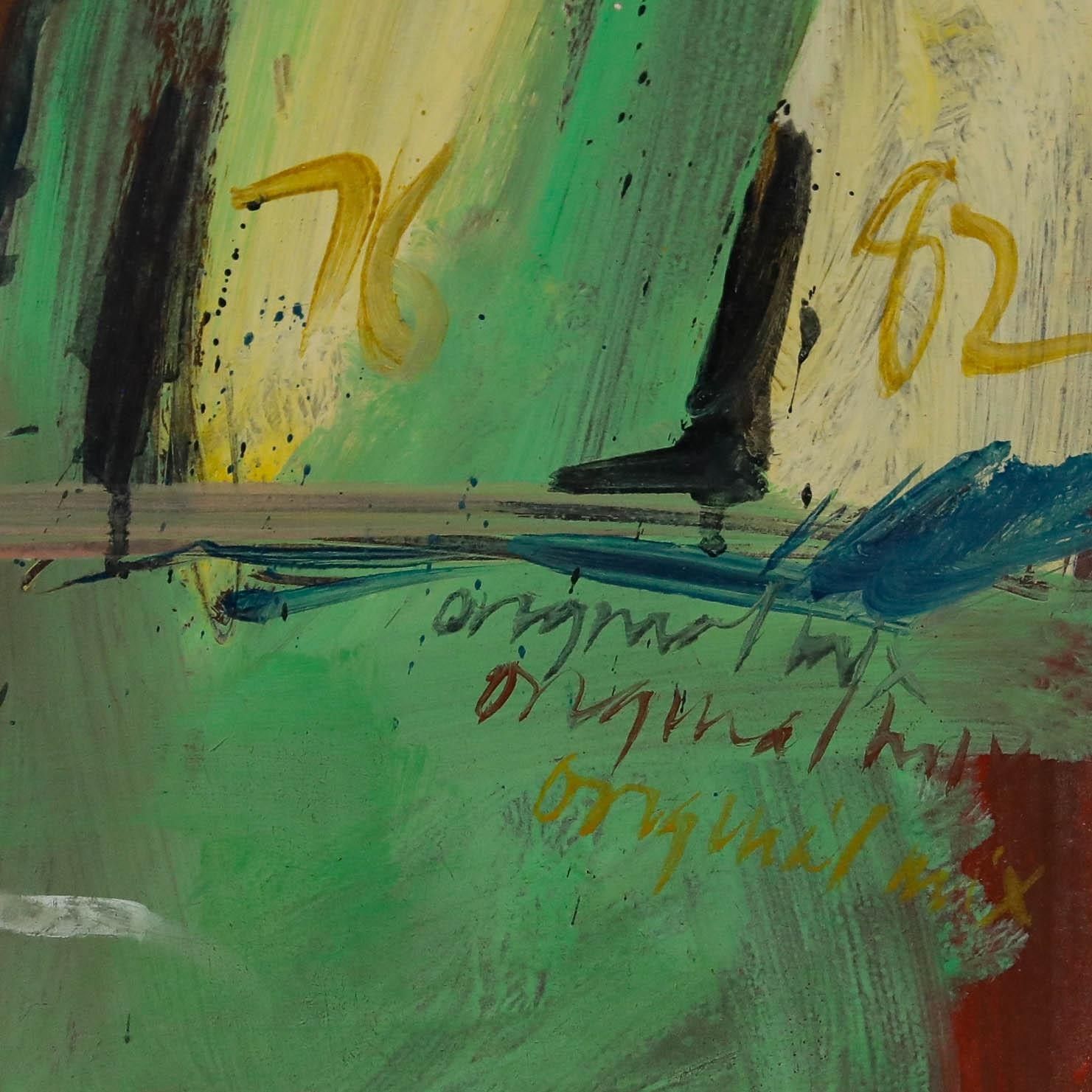 Richard J.S. Young 20th Century Oil, Beat photo Art