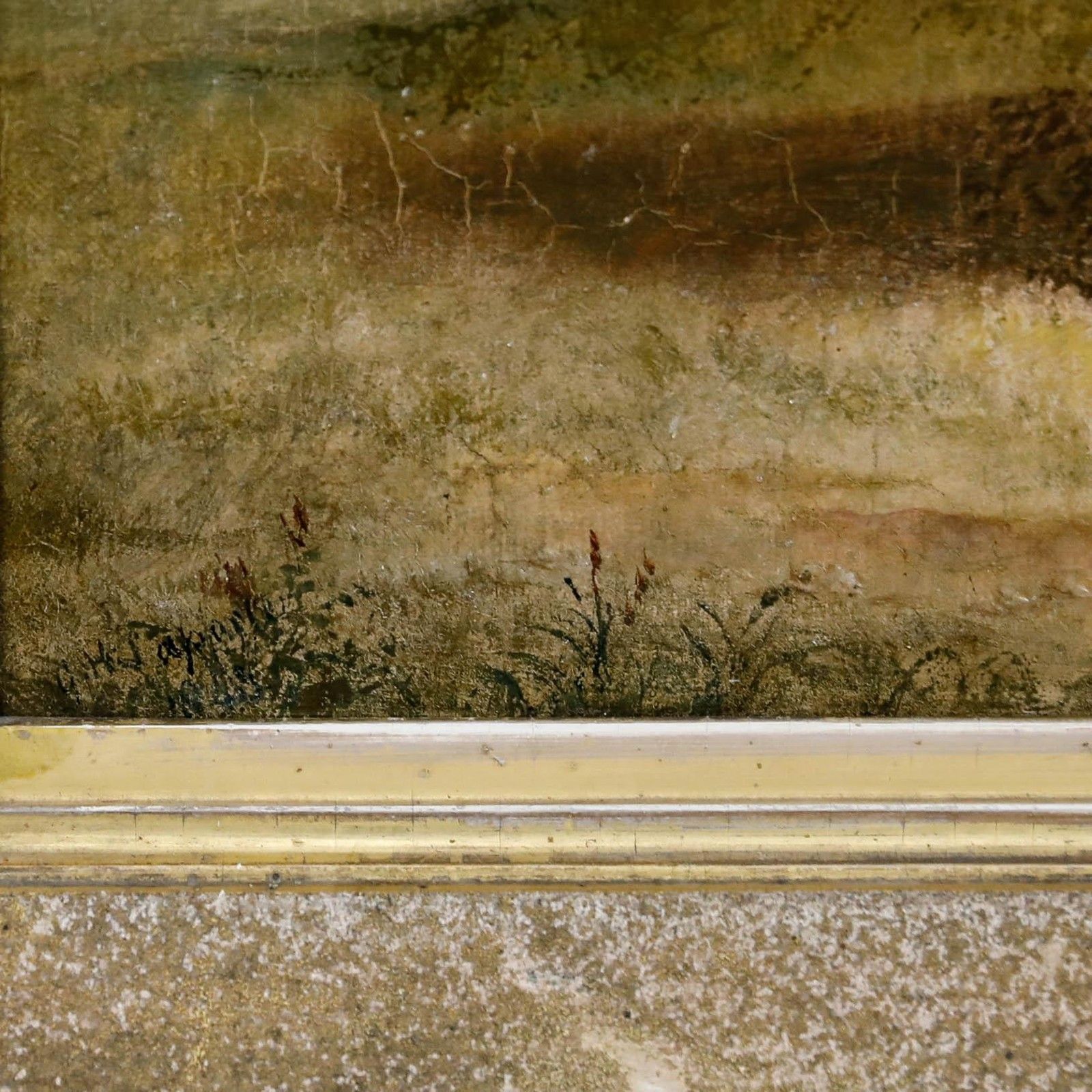 George Henry Laporte (1799 1873) Framed 1848 Oil, Bay Hunter In A Landscape photo vinterior