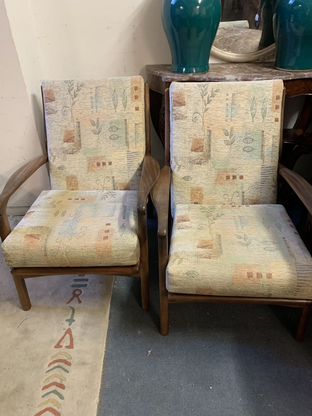 Pair Of Fireside Chairs Rw Toothill For Heals London