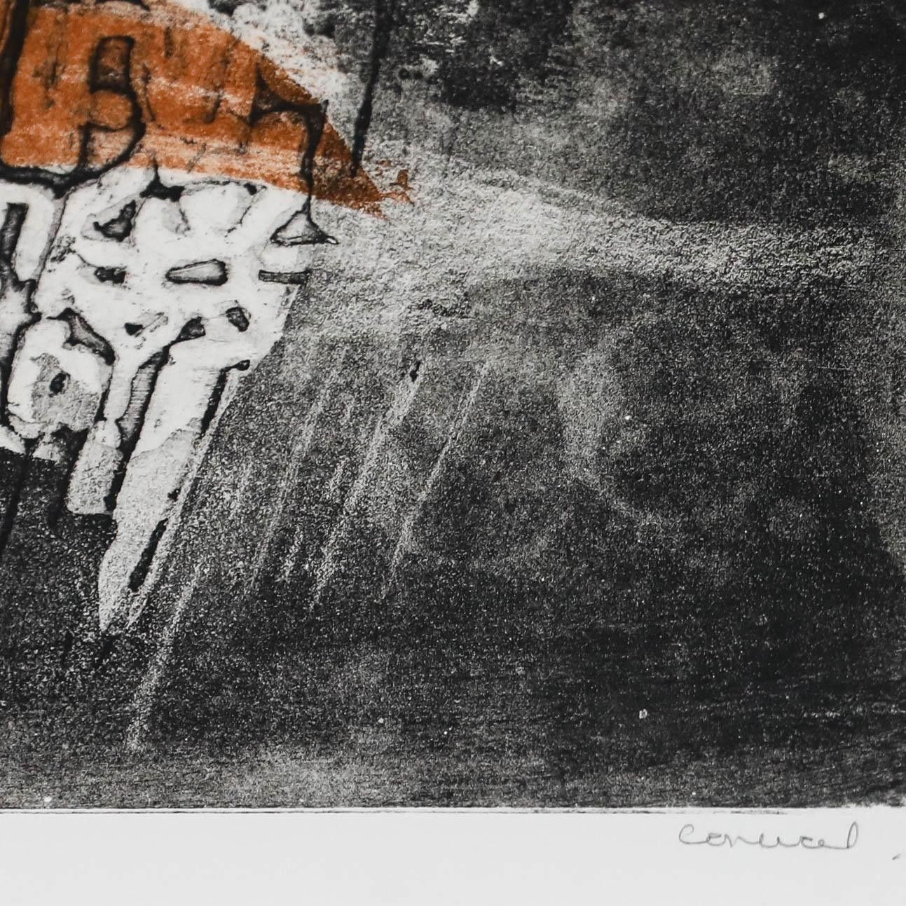 Betty Connal Peebles (1935 1999) Collagraph, Silhouettes Nocturnes photo vinterior