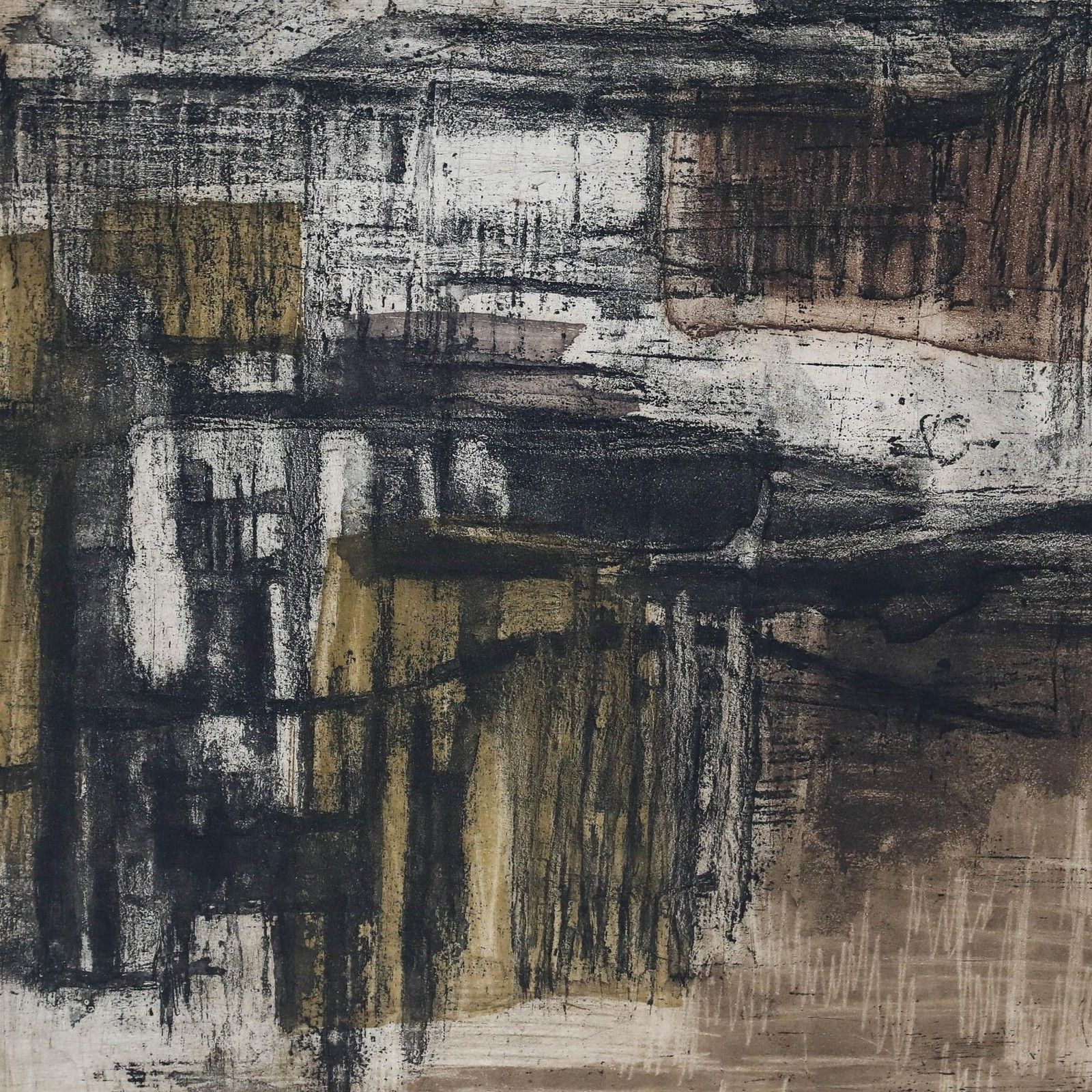 Betty Connal Peebles (1935 1999) 20th Century Collagraph, Marine photo Art