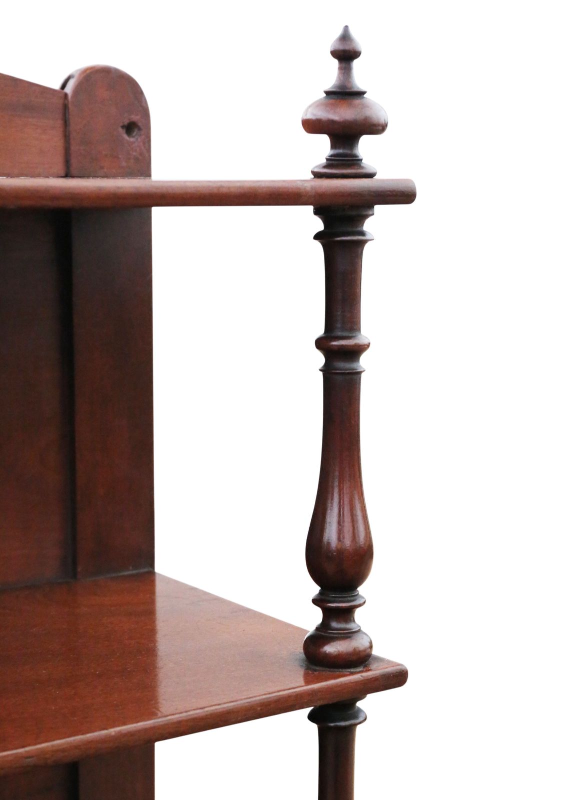 Antique 19th Century Victorian Mahogany Floor Or Wall Shelves / Bookcase – Fine Quality Display photo vinterior