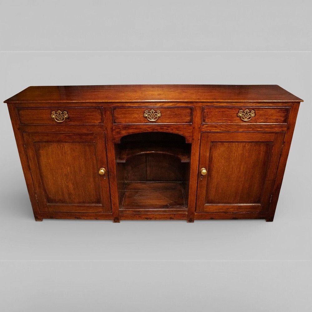 Antique Oak Dog Kennel Dresser