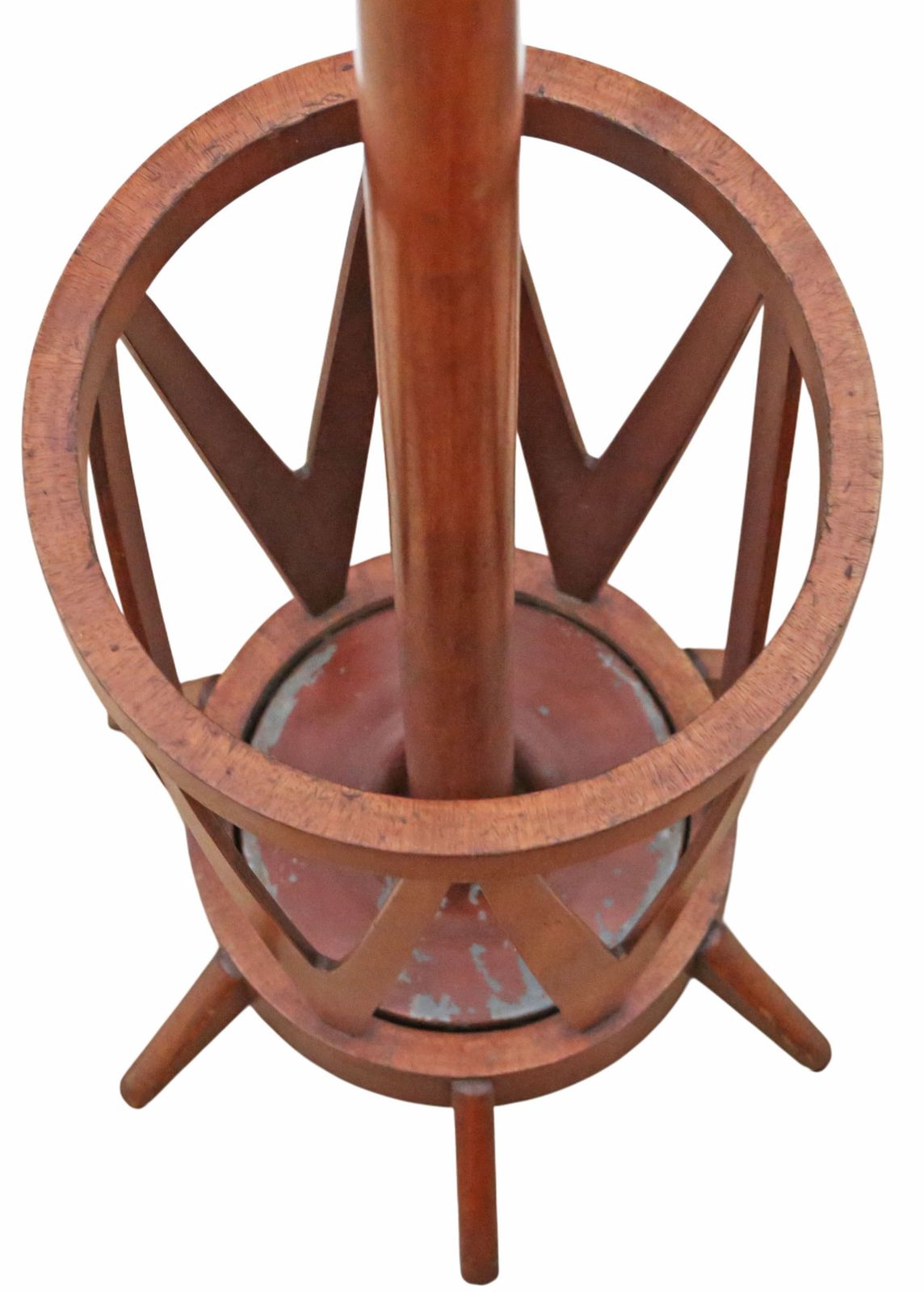 Vintage 1956 Swann Hat, Coat, And Stick / Umbrella Stand – Retro Design photo Home Decor