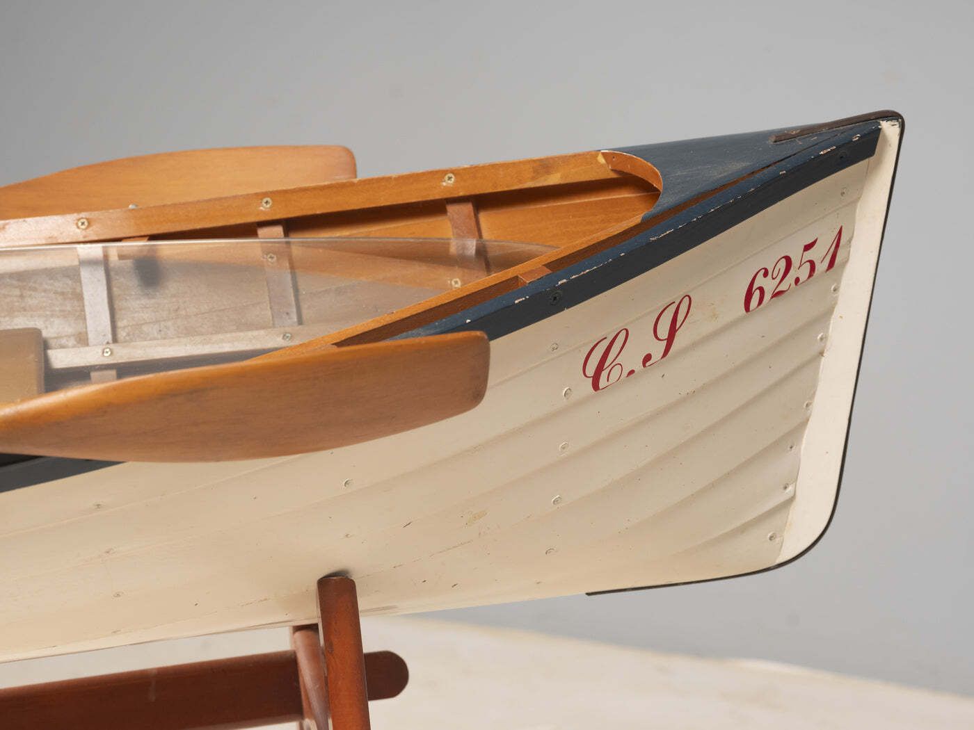 Reimagined Boat Form Coffee Table With Glass Top, Contemporary Design (Post 2000) photo buy