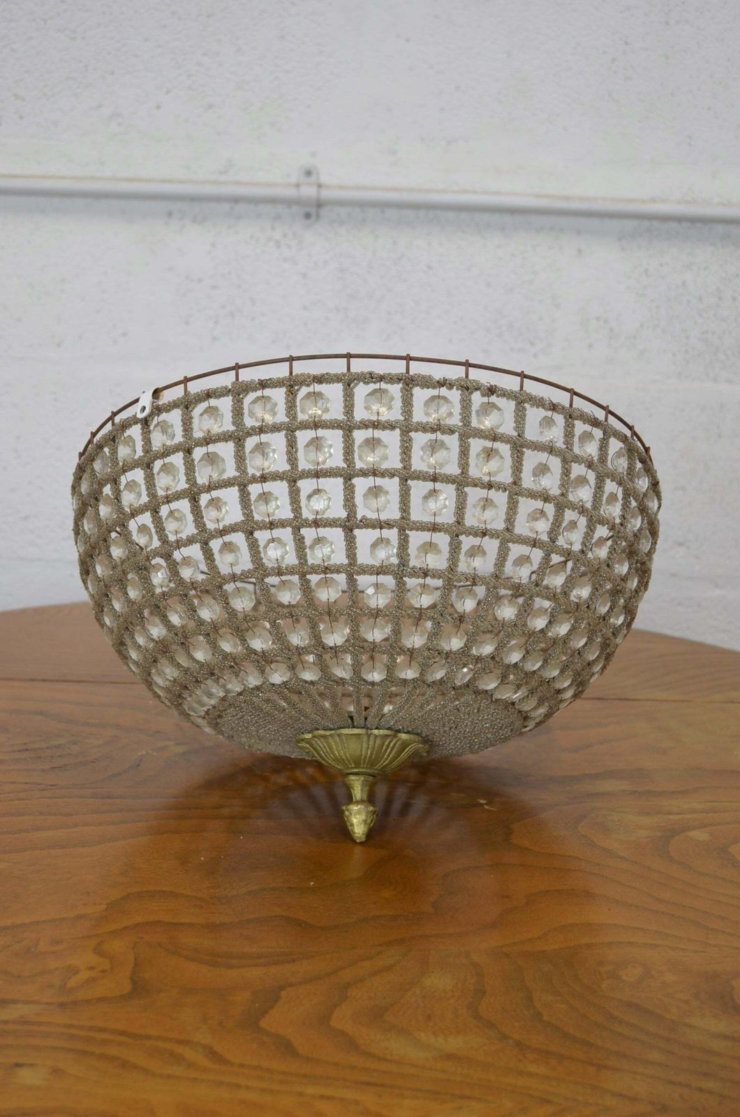 An Empire Art Deco Style 20th Century Dome Ceiling Light photo Lighting