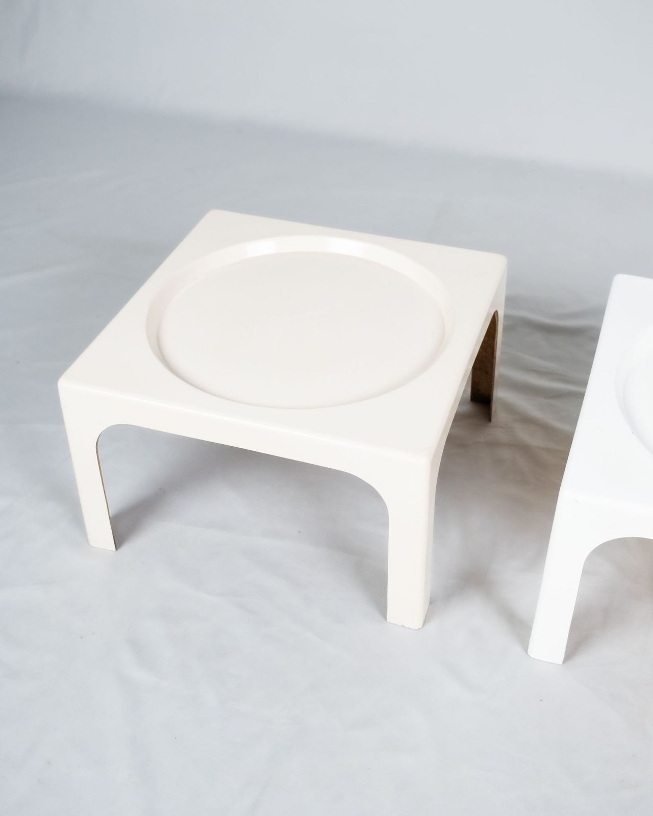 Ozoo Side Tables By Marc Berthier For Prisunic, France, 1970s photo Furniture