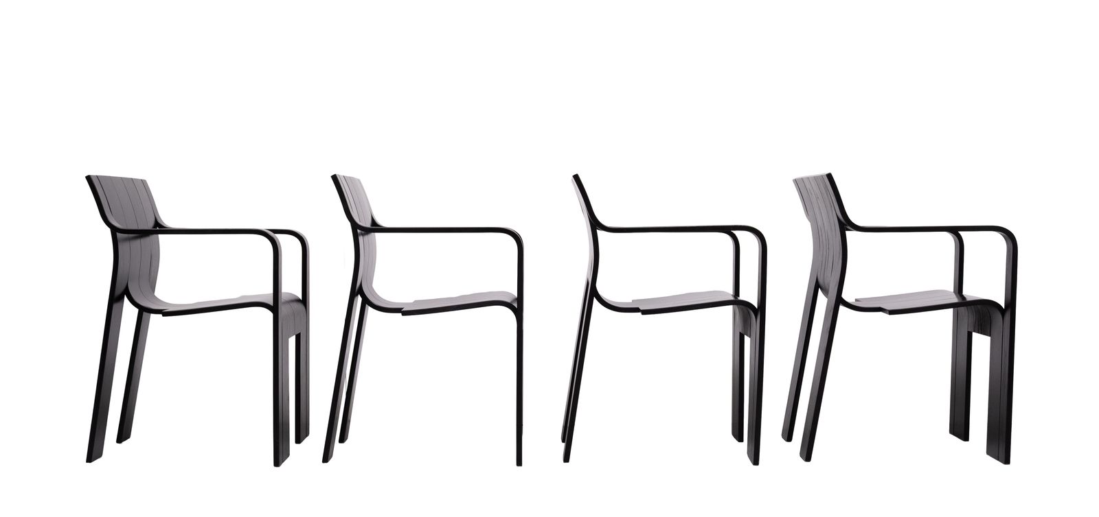 Gijs Bakker Strip Stoelen Met Armleuningen, Jaren 1970, Nederland photo buy