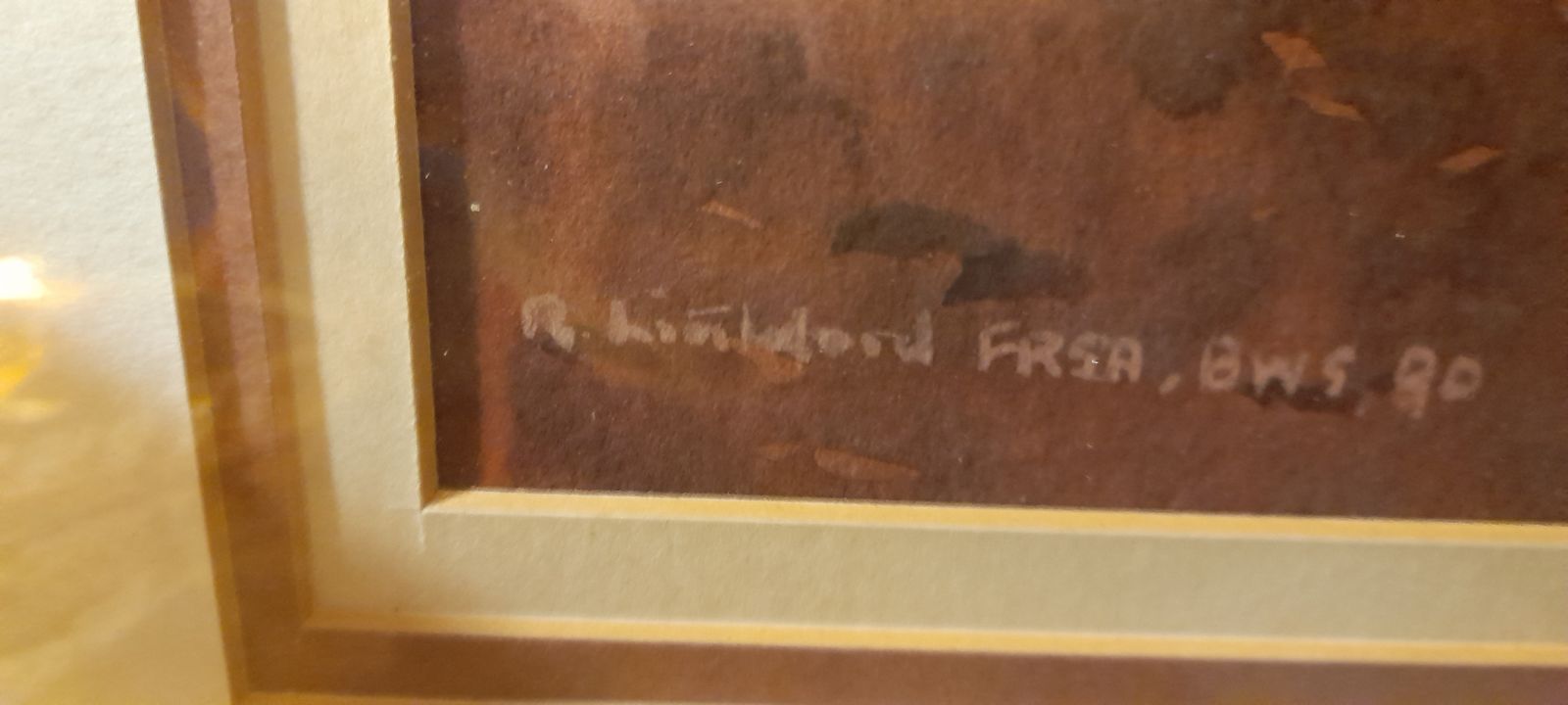 Beautiful Original By Robert (Bob) Littleford. Renowned Saddleworth Artist photo Art