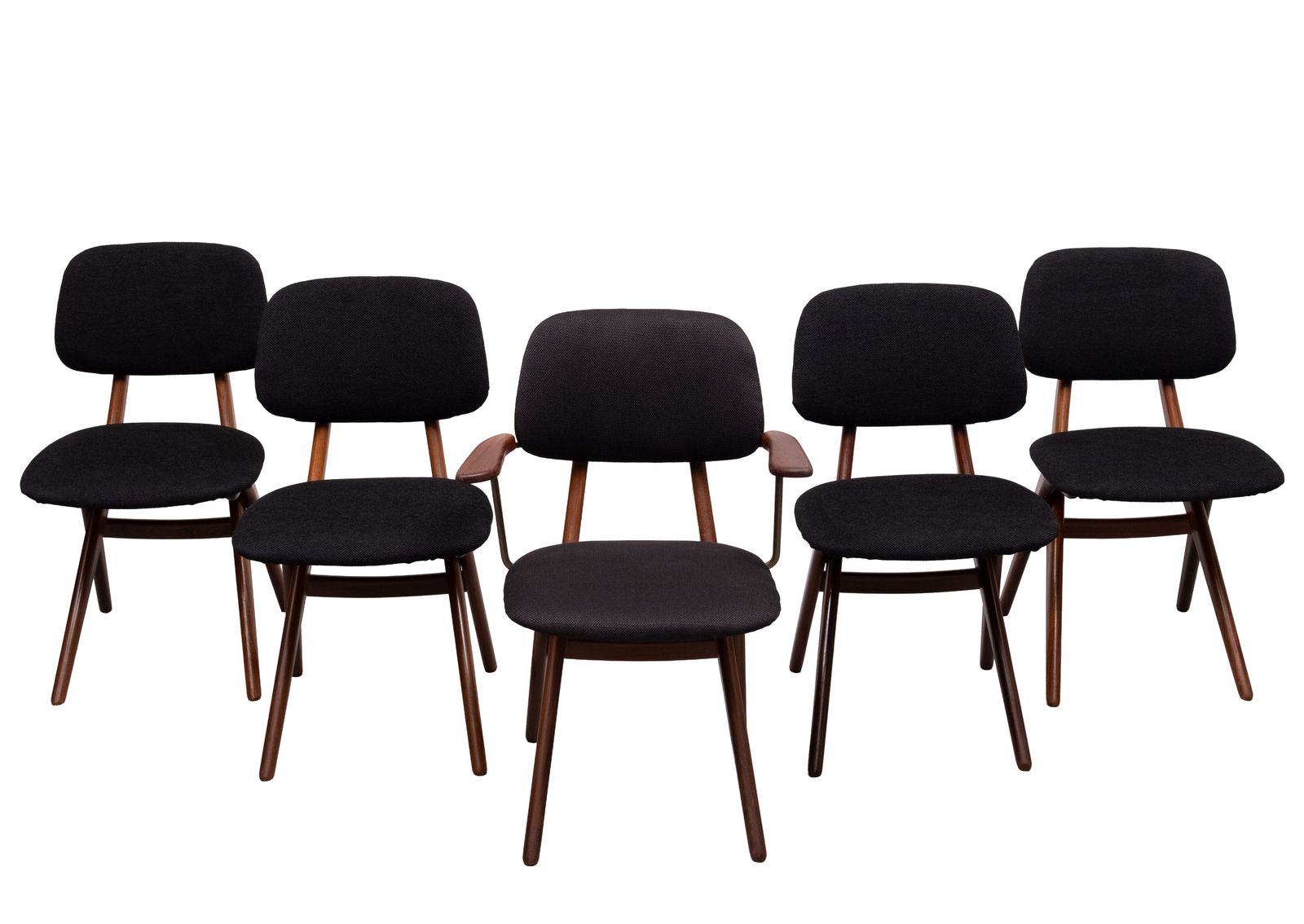 Louis Van Teeffelen Scissors Dinner Chairs, Wébé, Dutch Design photo buy