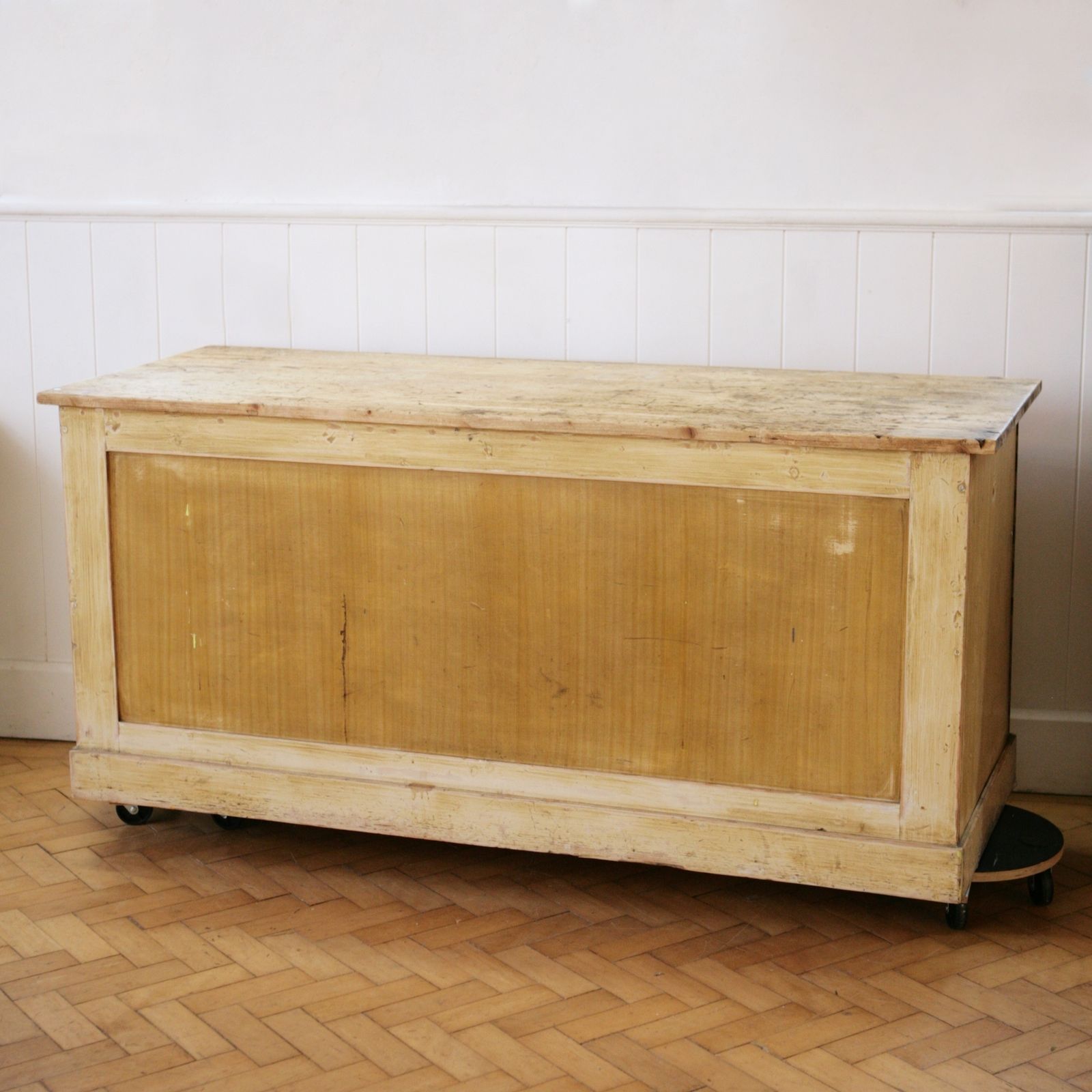 Large English Painted Pine Shop Counter photo furniture