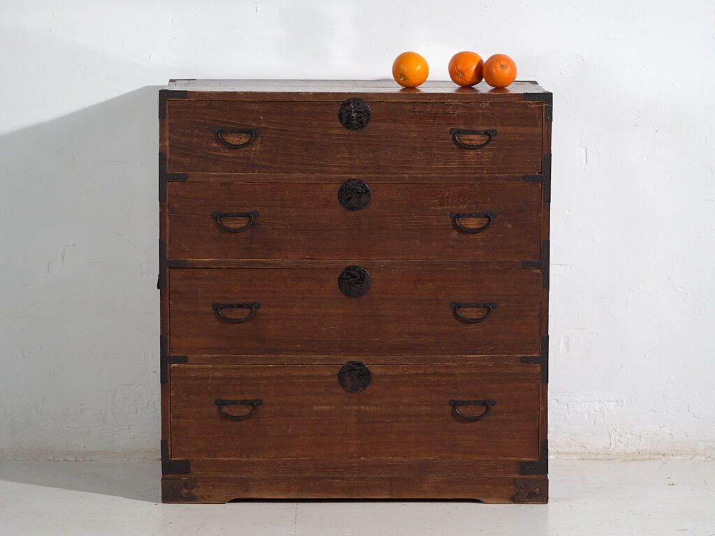 Furniture Antique Japanese Tansu Chest Of Drawers – Meiji / Taishō Period (C.1868 1926) #29 photo