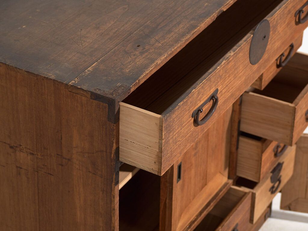 Antique Storage Chest – Meiji / Taishō Period (C.1868 1926) #98 photo for sale