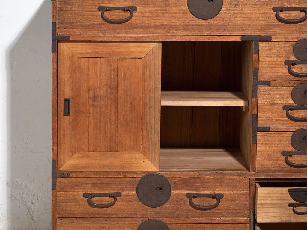 Antique Storage Chest – Meiji / Taishō Period (C.1868 1926) #98 photo vintage