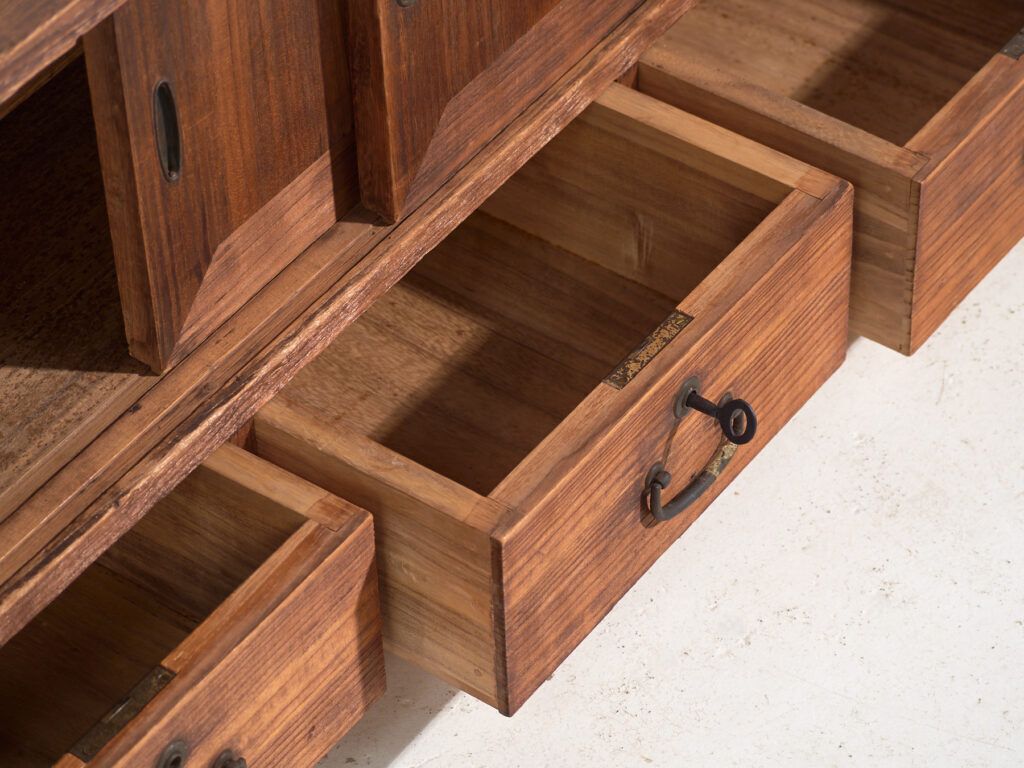 Antique Base Cabinet – Taishō / Showa Period (C.1920 1970) #15 photo Furniture