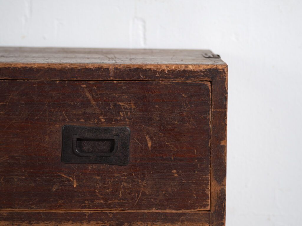 Antique Japanese Chest Of Drawers – Meiji / Taishō Period (C.1890 1926) #44 photo vintage