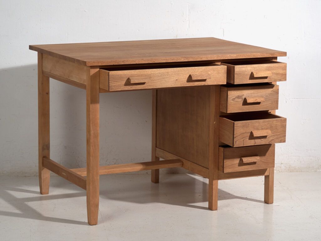 Antique Japanese Writing Desk – Showa Period (C.1926 1970) #75 photo Furniture