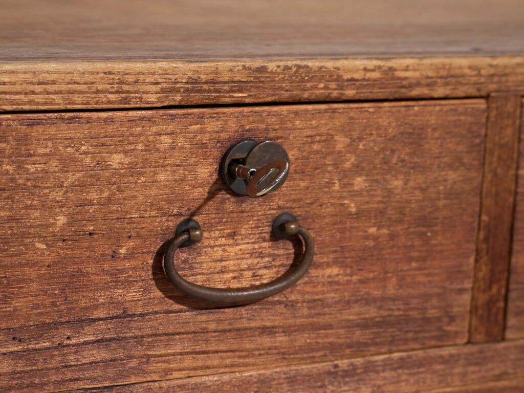 Antique Base Cabinet – Taishō / Showa Period (C.1920 1970) #4 photo for sale