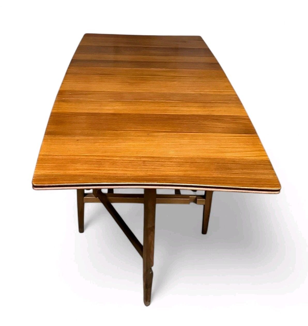 Walnut  Dining Table Drop Leaf Mid Century Retro C1960s