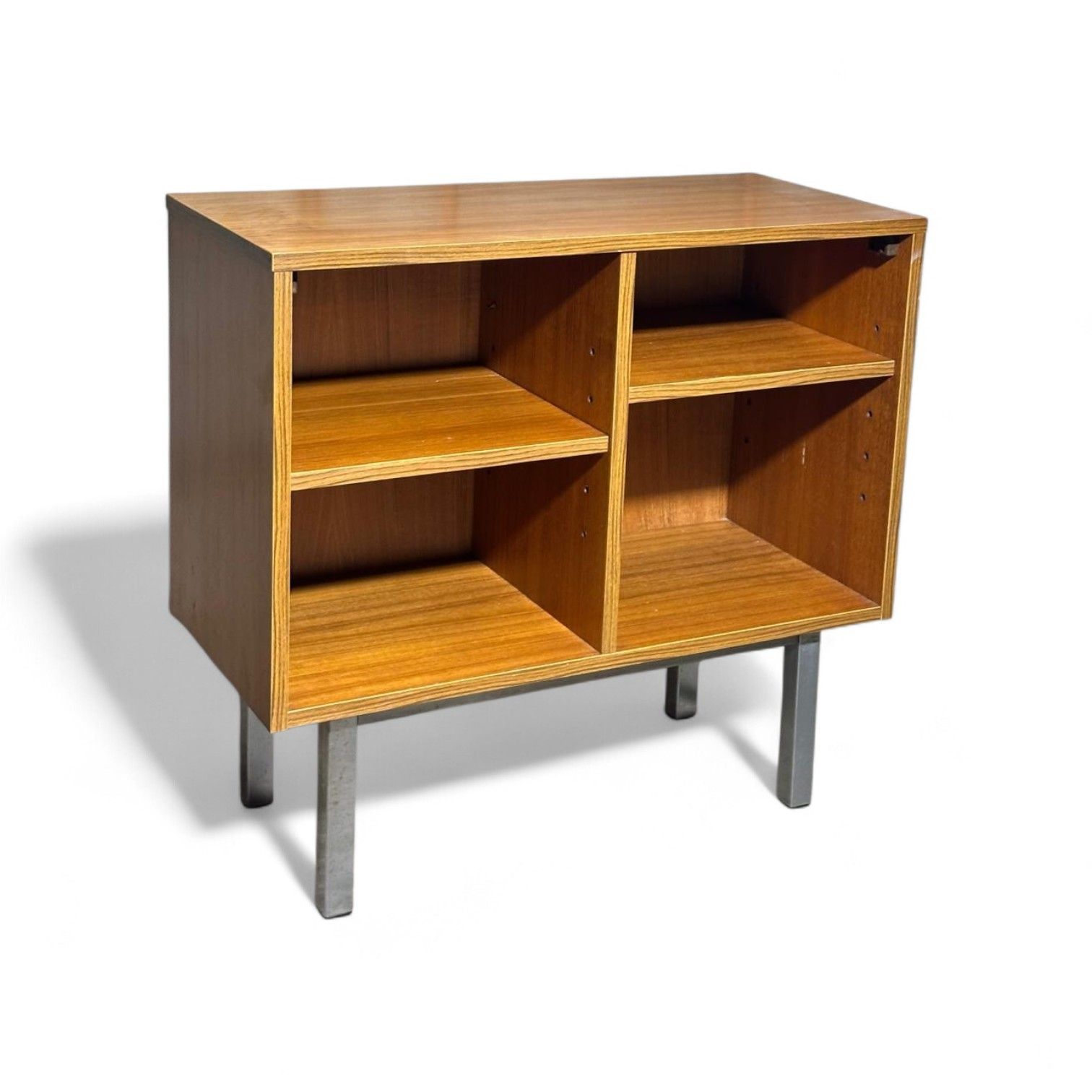 Teak Bookcase Cabinet Media Unit Mid Century Retro C1960s photo 195.0