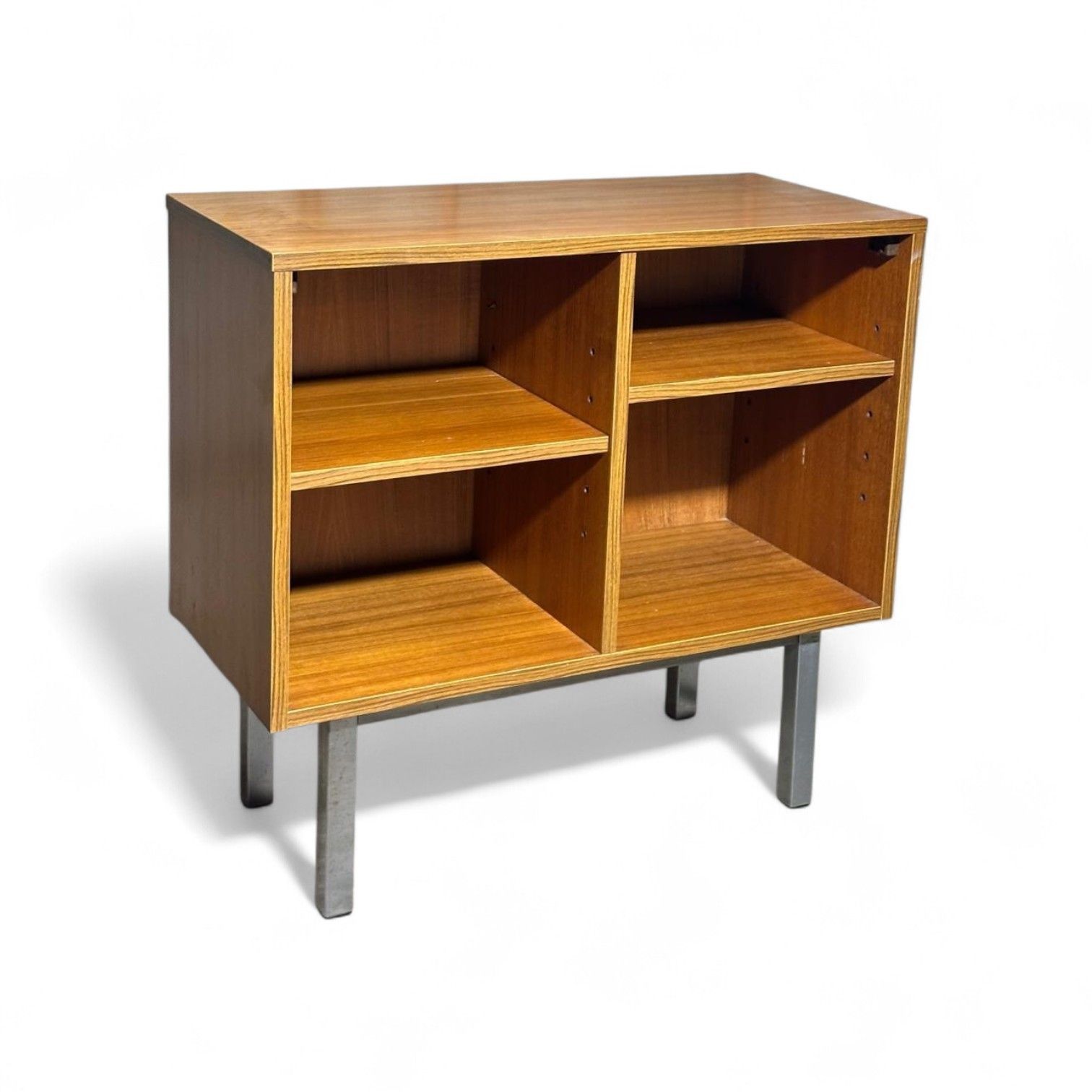 Teak Bookcase Cabinet Media Unit Mid Century Retro C1960s photo vinterior