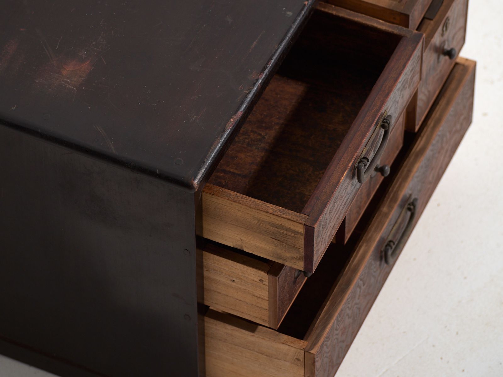 Small Antique Japanese Tansu – Taishō / Showa Period (C.1868 1926) #99 photo Furniture