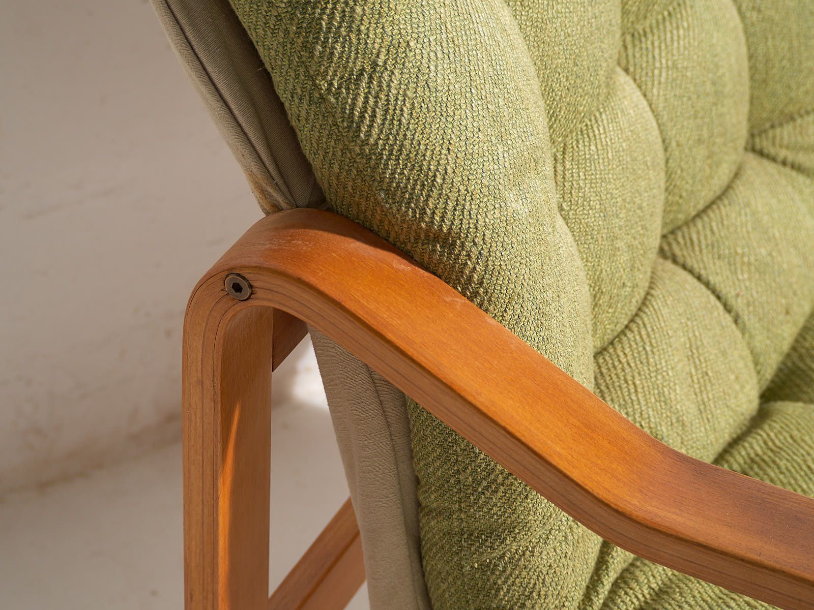 Olive Green Vintage Armchair (C.1950) #80 photo Furniture