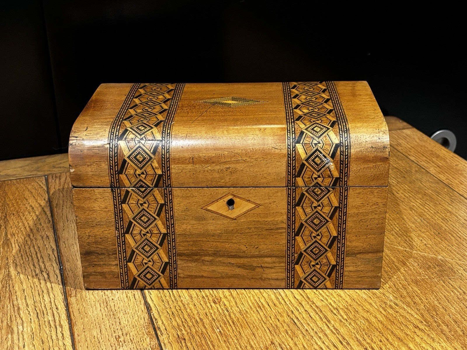 Victorian Tunbridge Ware Jewellery / Trinket Box photo Home Decor