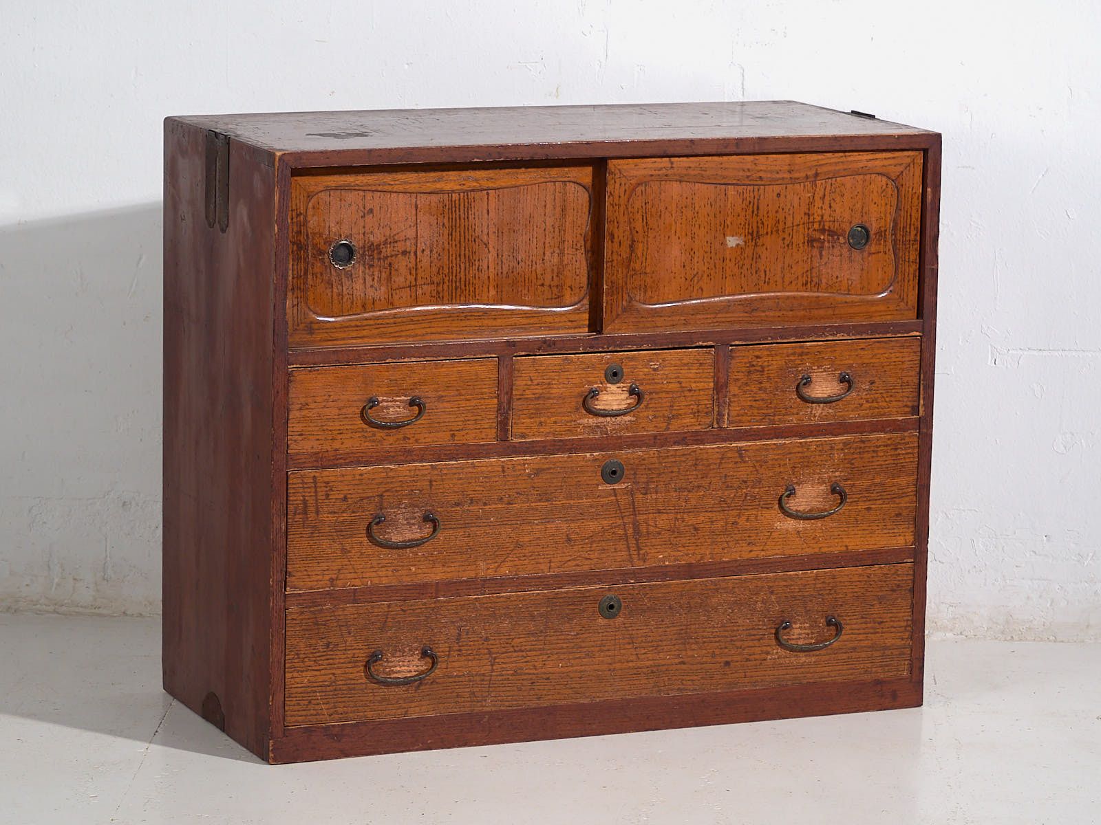 Antique Japanese Chest Of Drawers – Taishō / Showa Period (C.1920 1970) #10