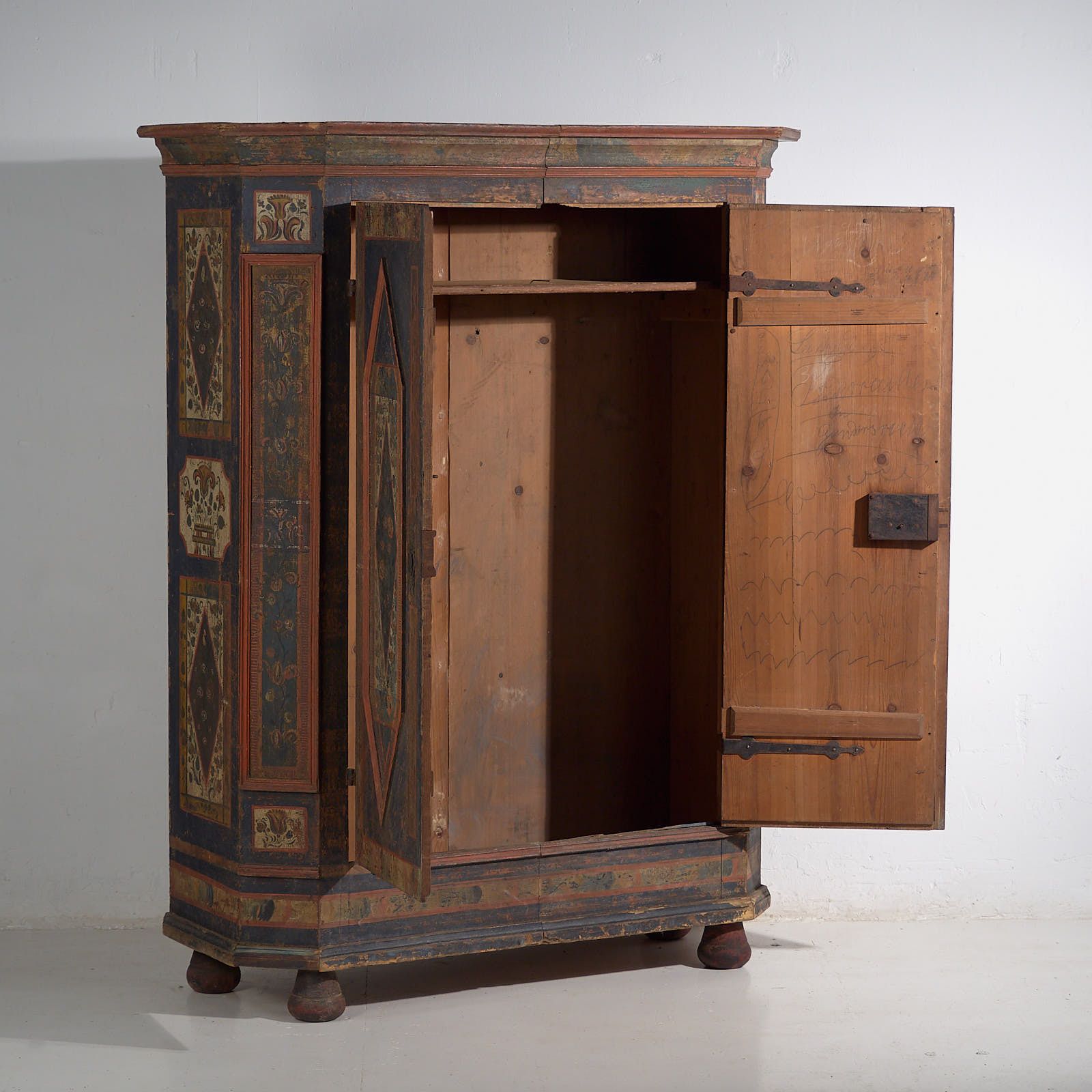 Austrian Painted Wardrobe – Late 18th – Early 19th Century (C.1780 1820) photo buy