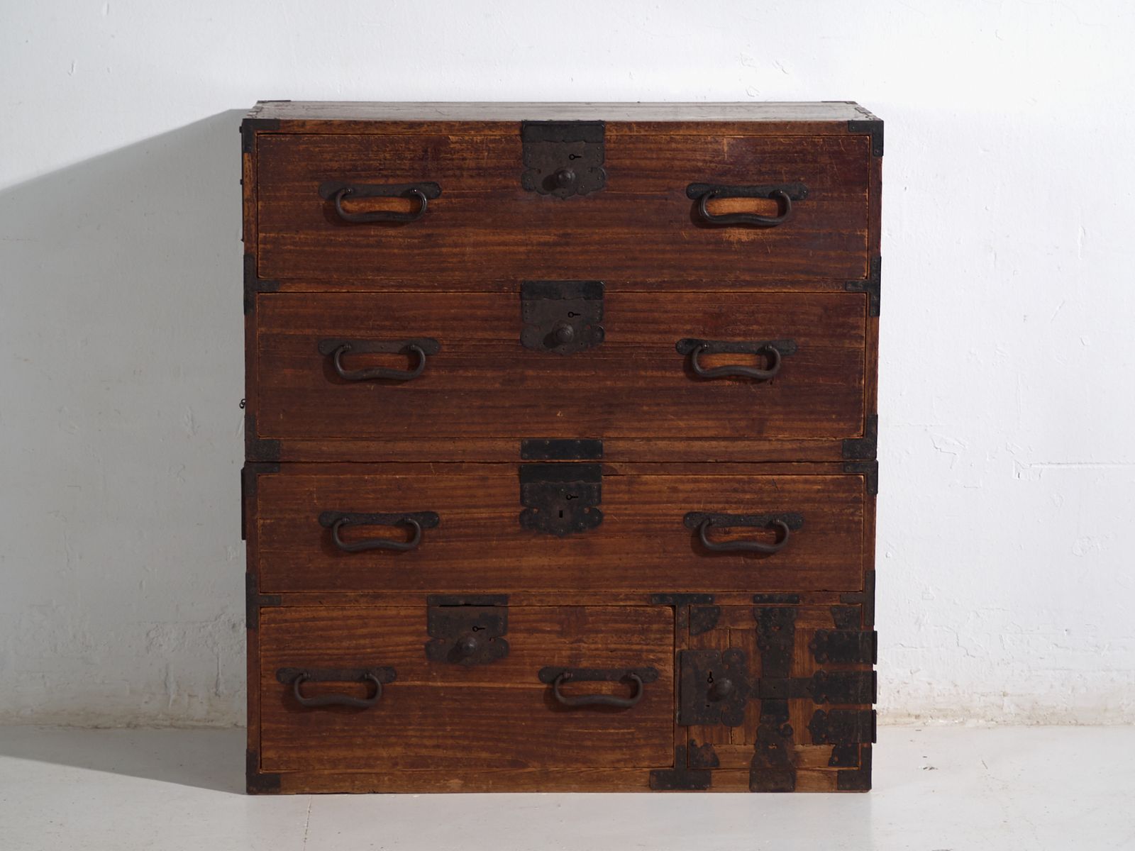 Antique Tansu Chest Of Drawers With Small Door – Meiji / Taishō Period (C.1868 1926) #33 photo vinterior