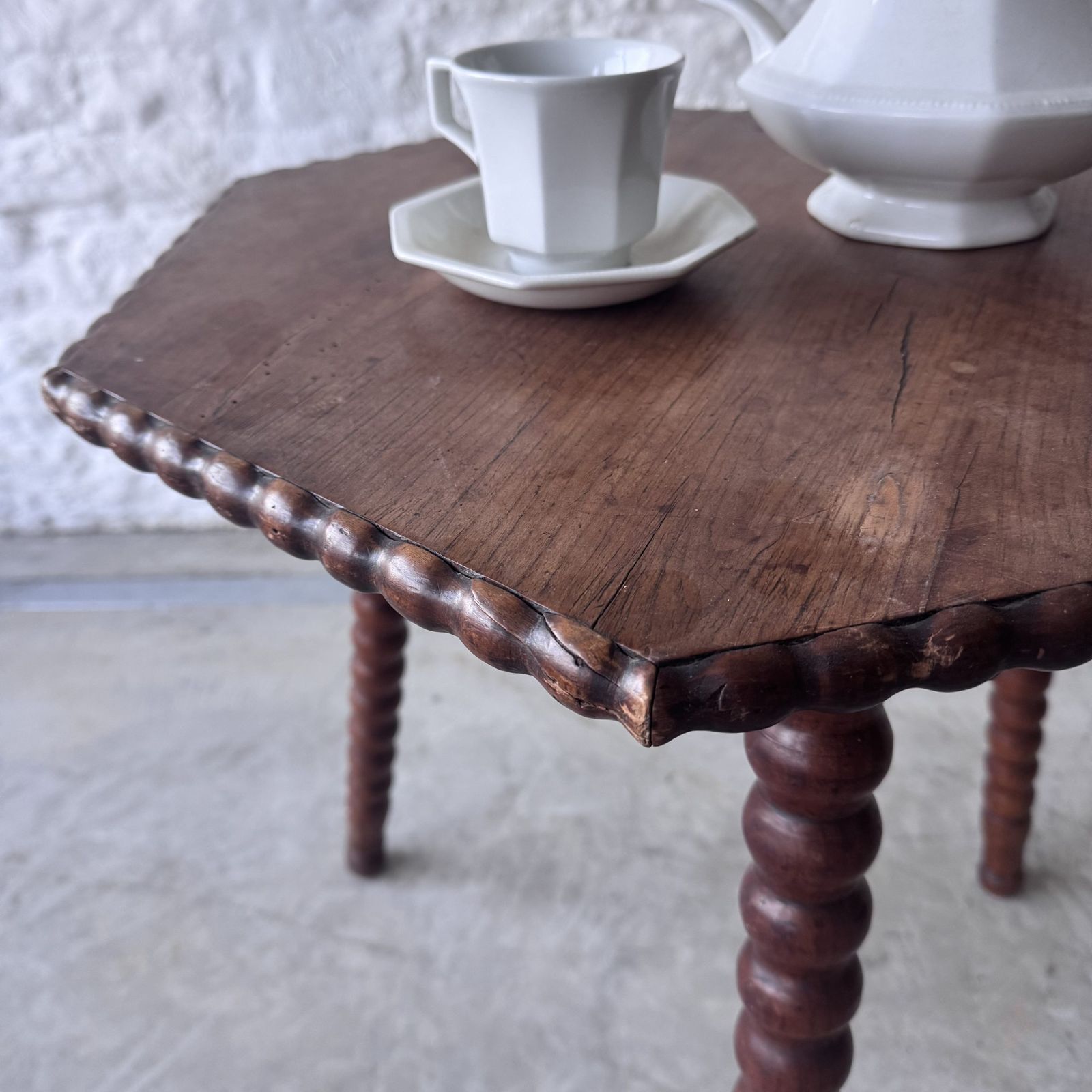 C19th Bobbin Side Table, 1800s photo furniture